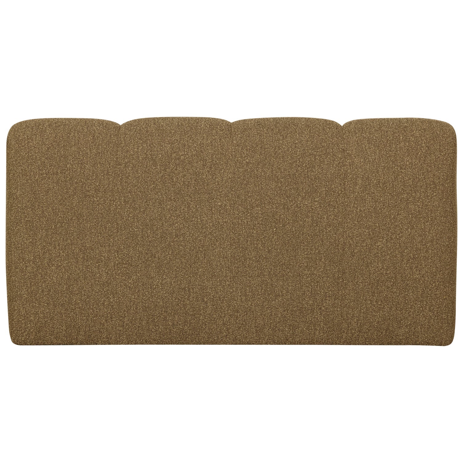 Modulares Sofa MOJO - 3-sitziges Element in dunklem Honig-Bouclé