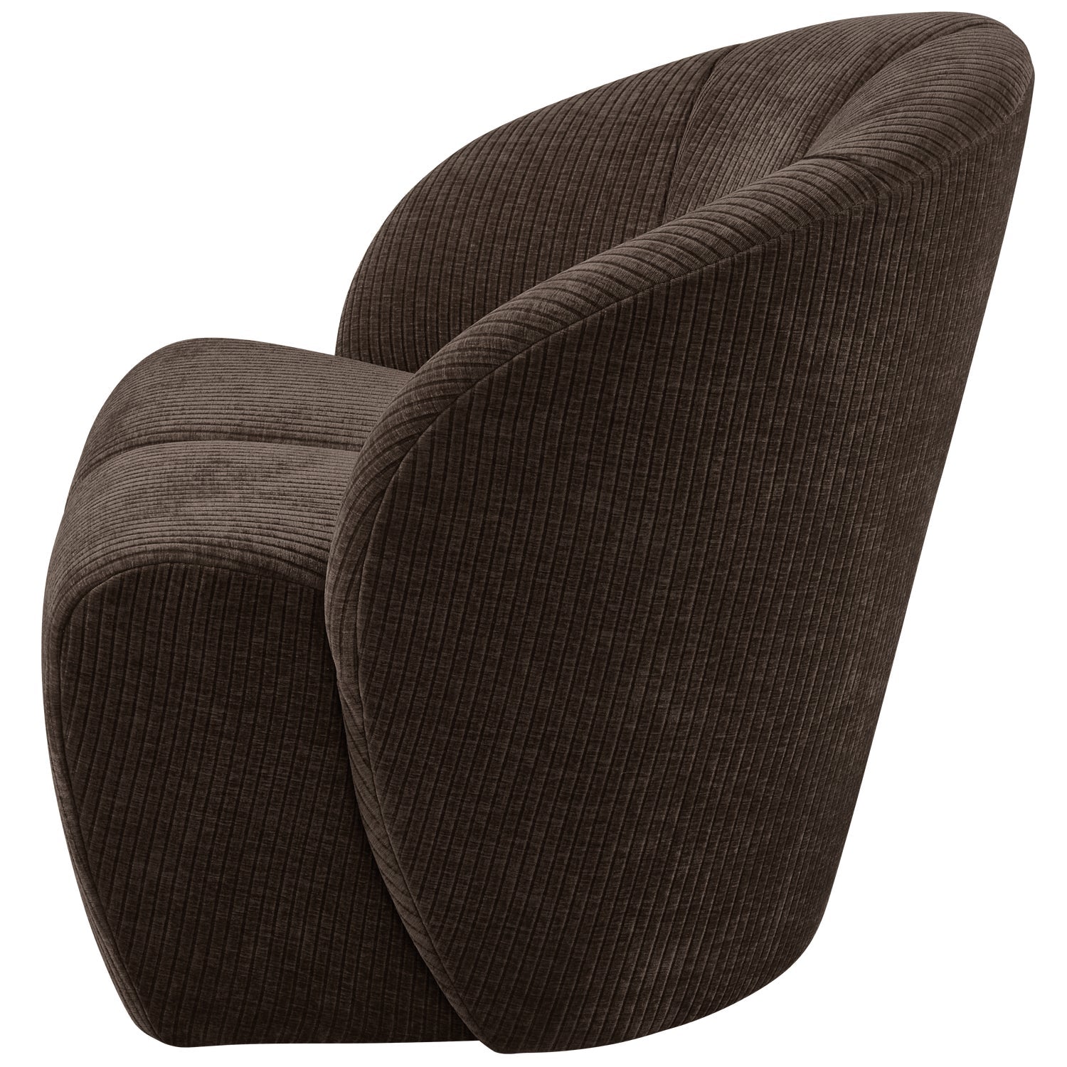 Drehstuhl MOJO dunkelbraunes Cord