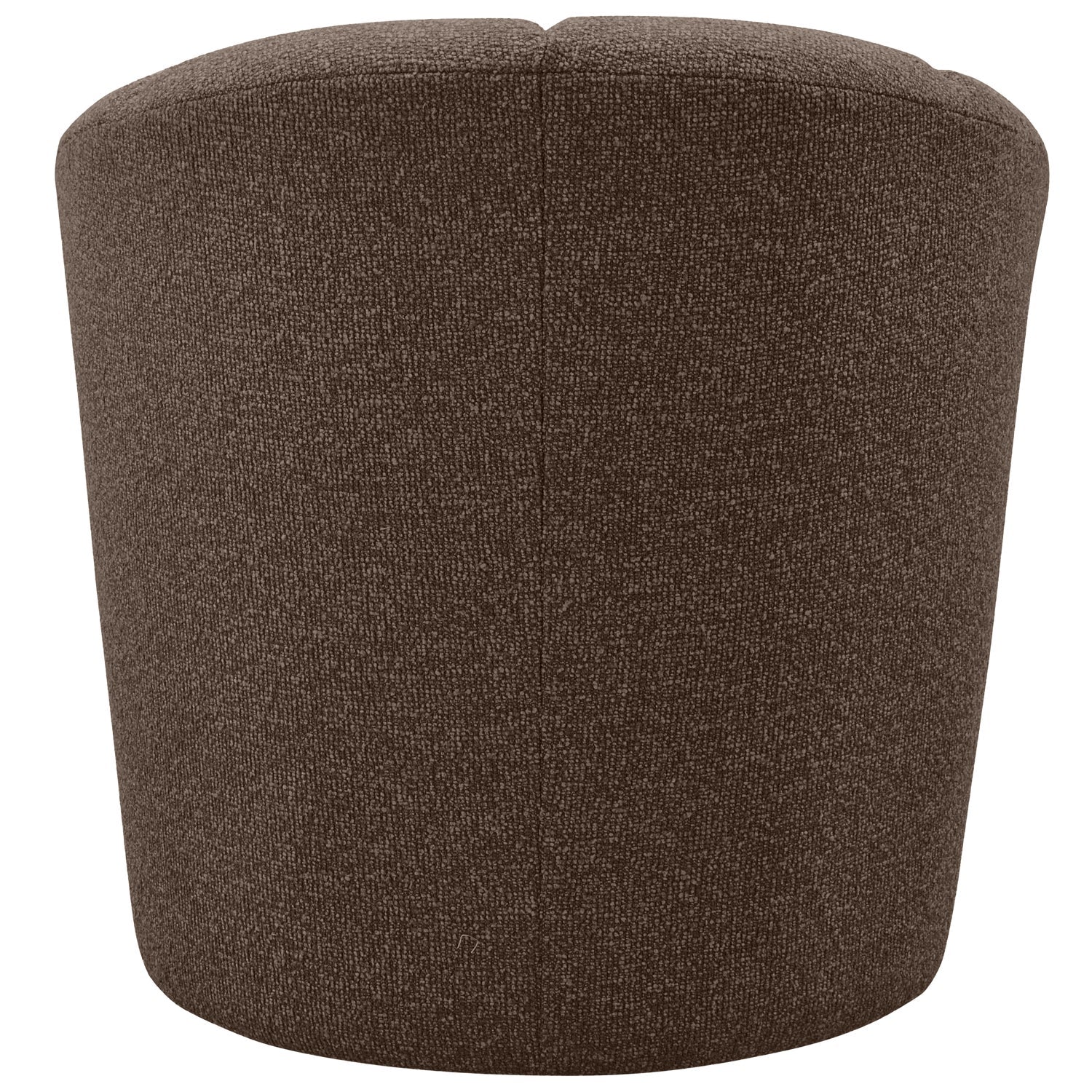 Drehstuhl MOJO dunkelbraunes Bouclé