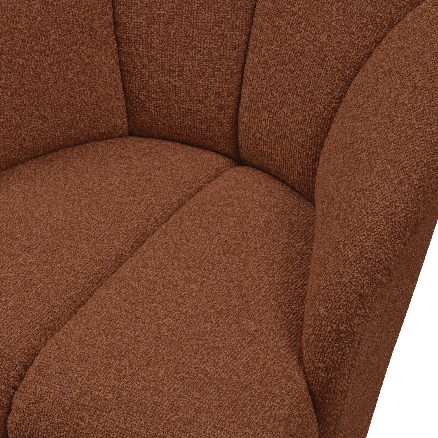 Drehstuhl MOJO braun Bouclé