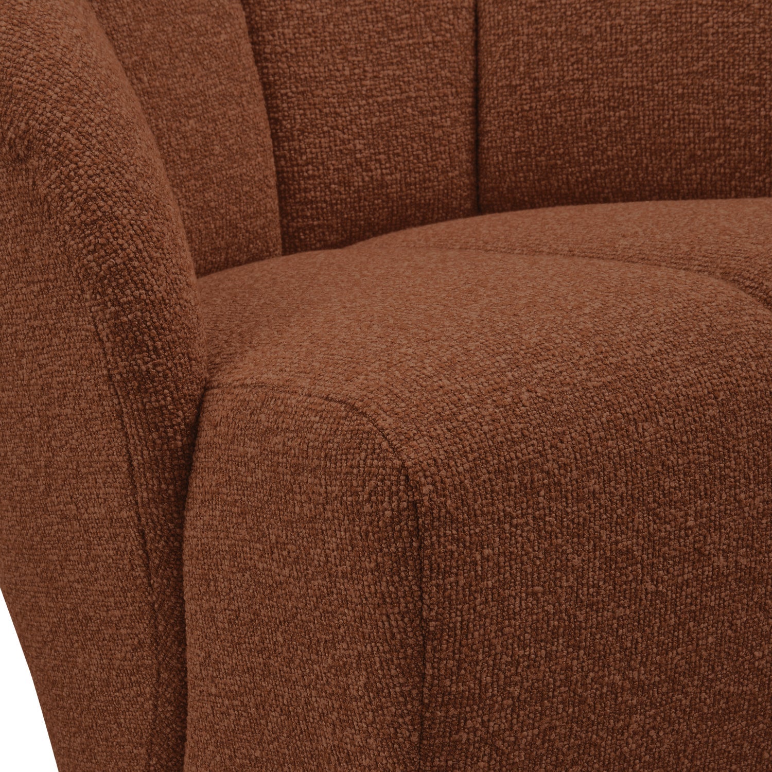 Drehstuhl MOJO braun Bouclé