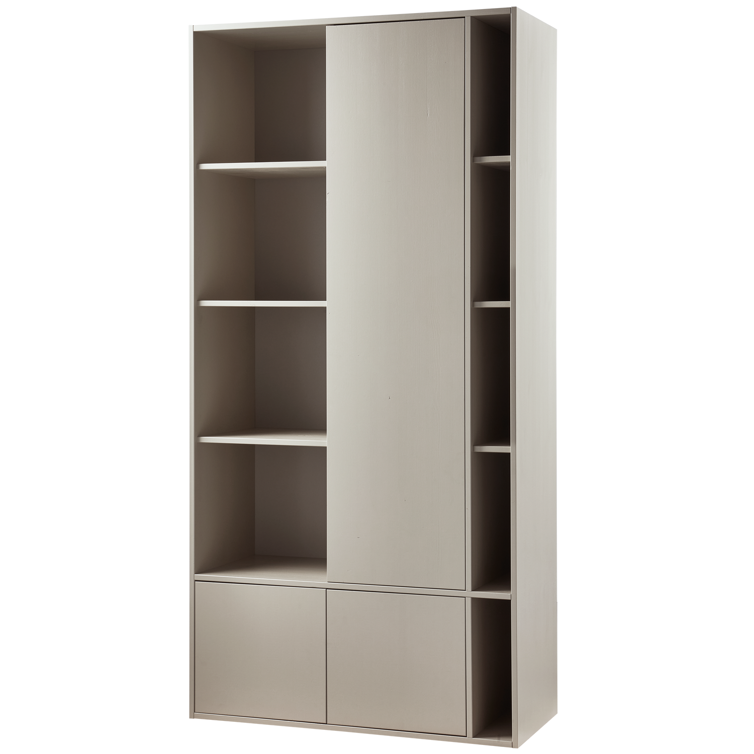SETTLE wardrobe in gray-beige
