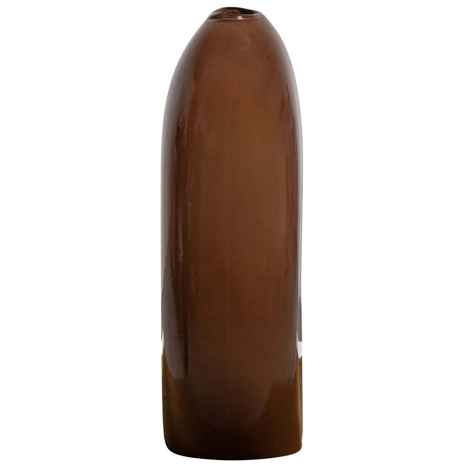 Vase SAHIL braunes Glas