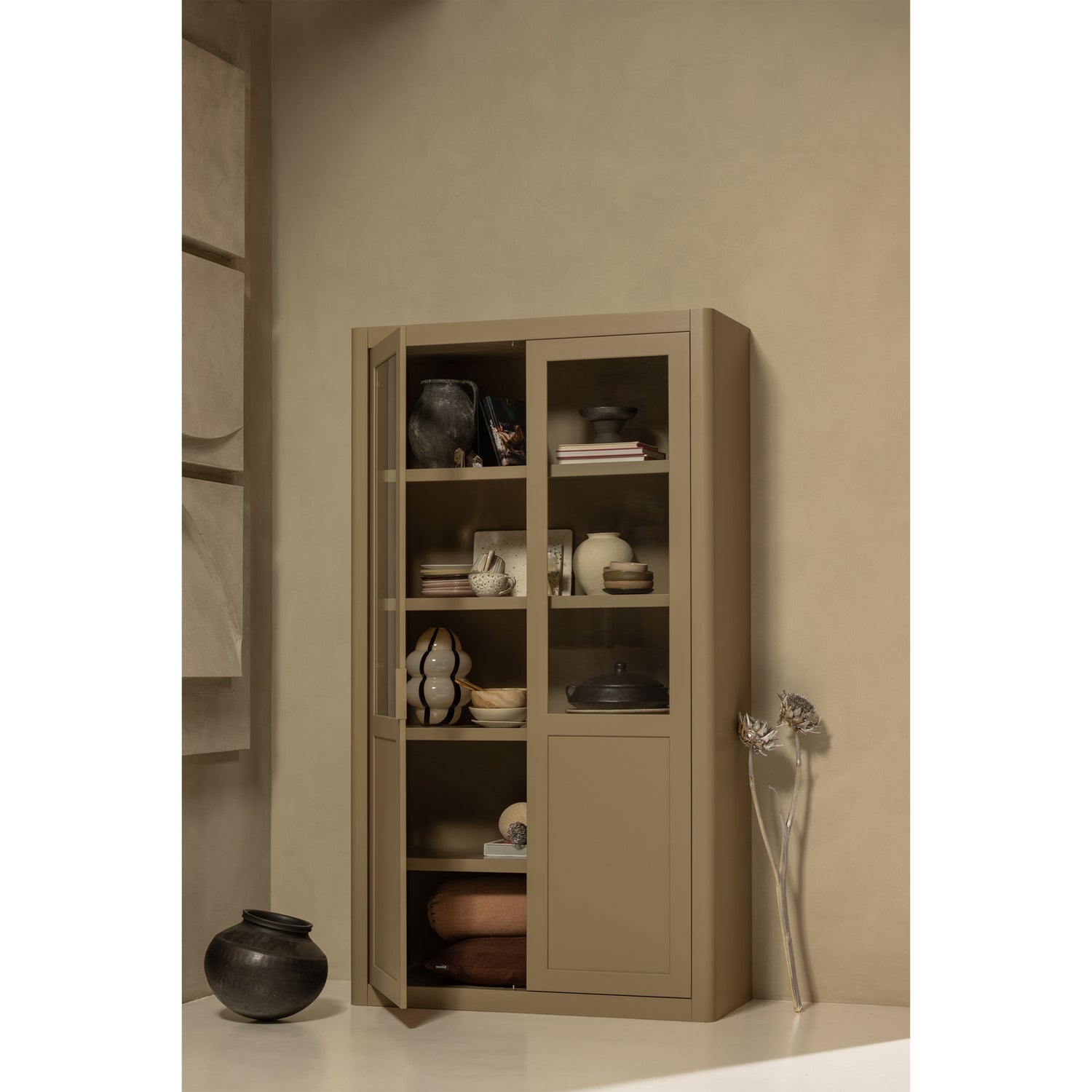 Vitrine GUNNAR beige