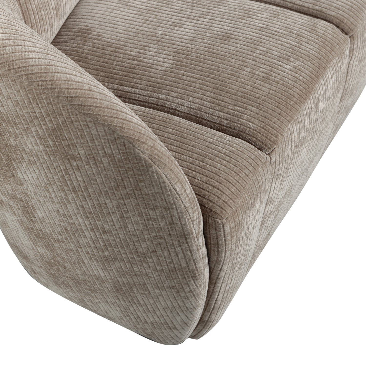 Sofa 2-sitzig links MOJO dunkel sandfarbener Cord