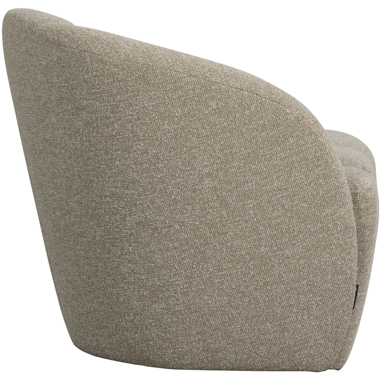 Sofa linksseitig 2-sitzig MOJO sandmelange Boucle