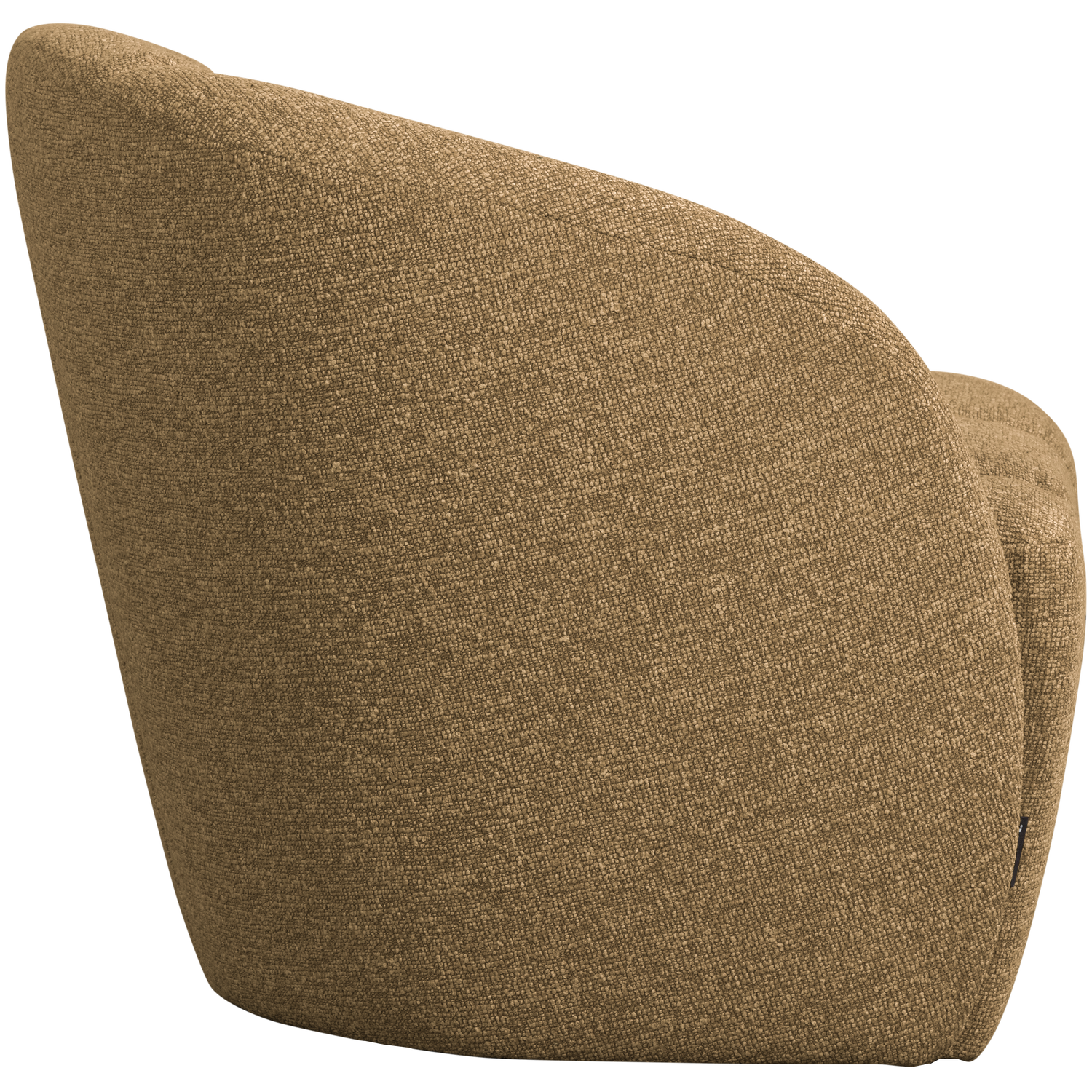 Sofa linksseitig 2-sitzig MOJO honigmelange Boucle