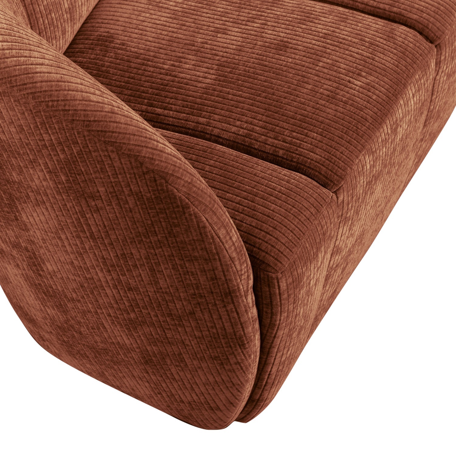 Zweisitzersofa MOJO aus braunem Cord