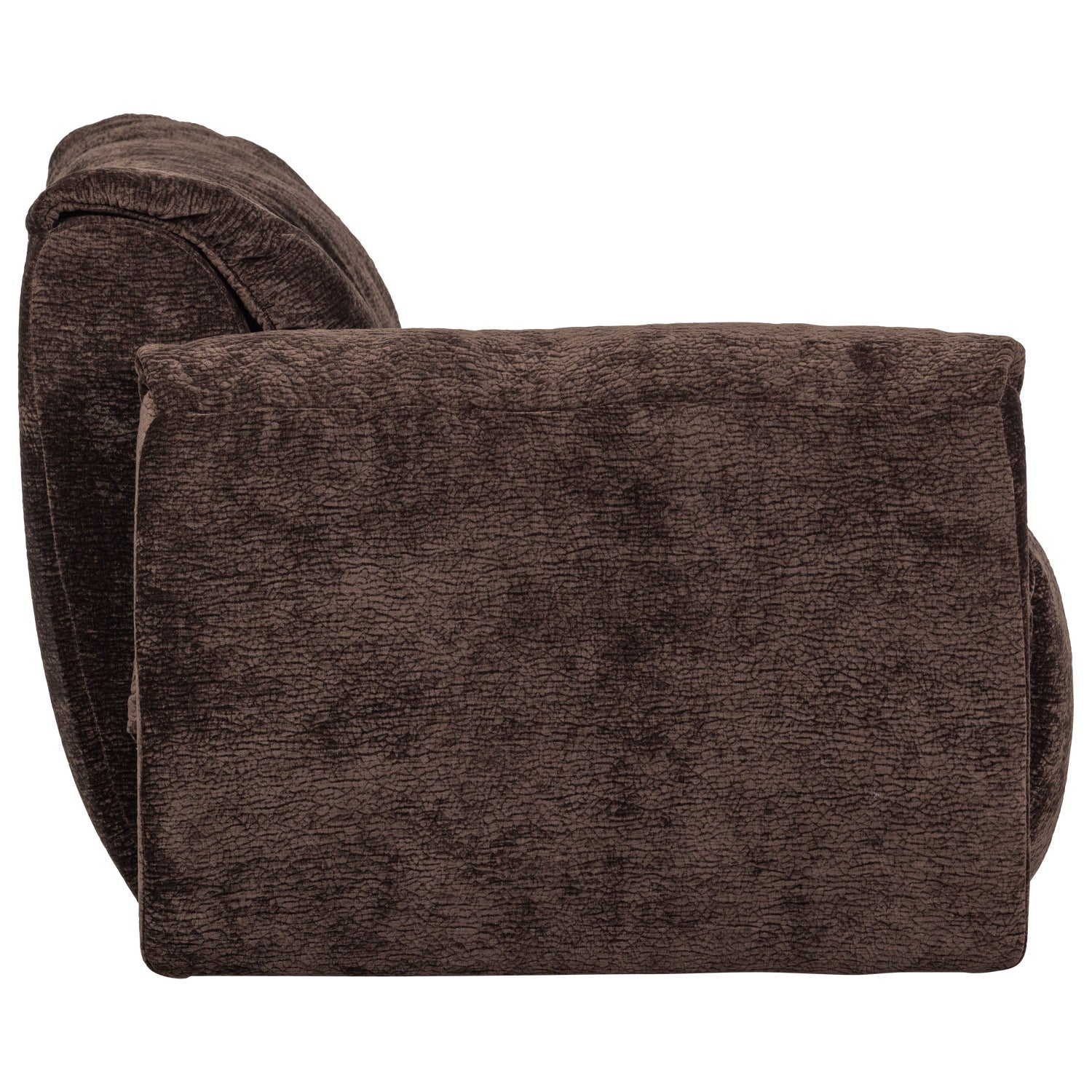 Modulares Sofa BAGGY 3D - linkes Element in Dunkelbraun