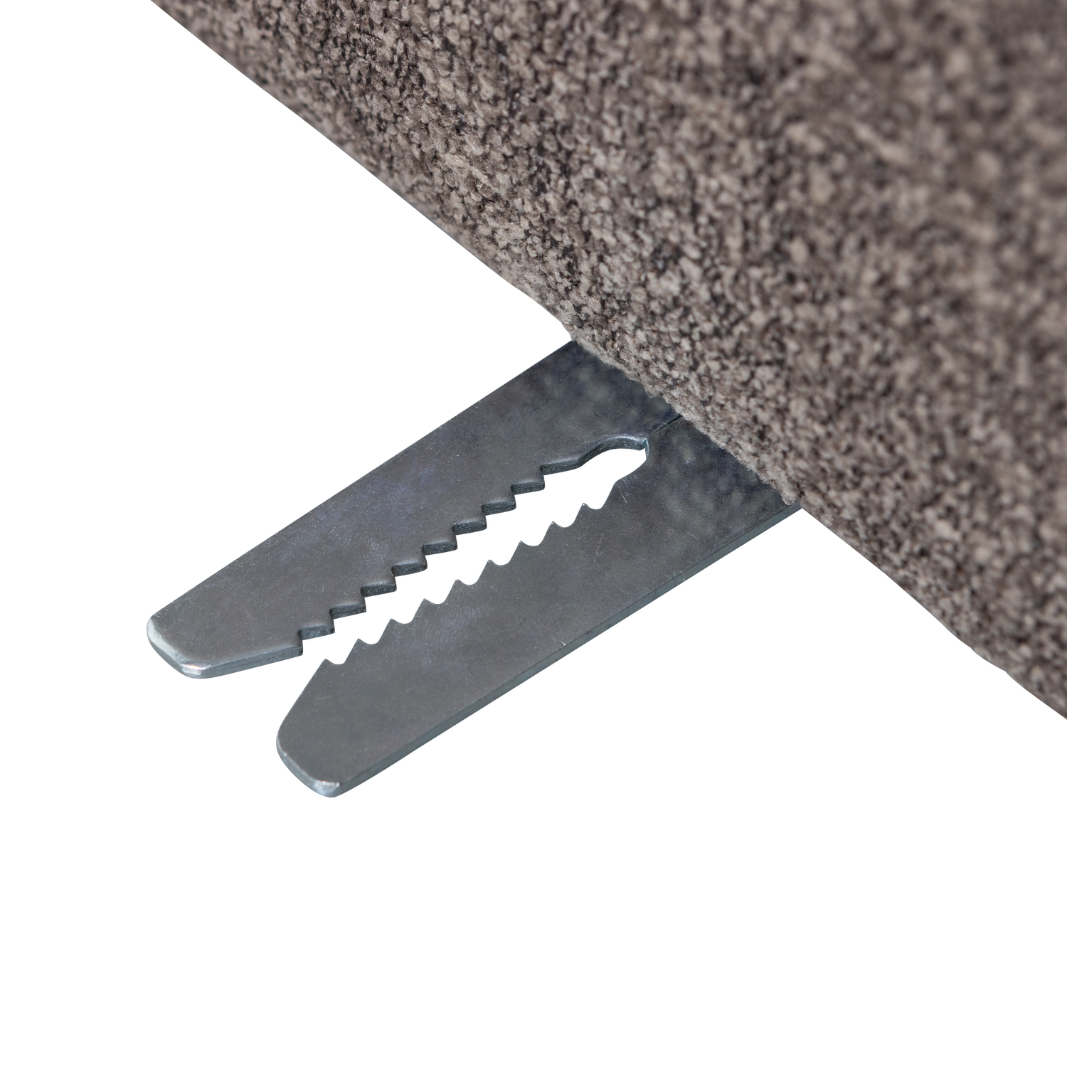 Armchair / MOJO BENCH module brown mélange boucle