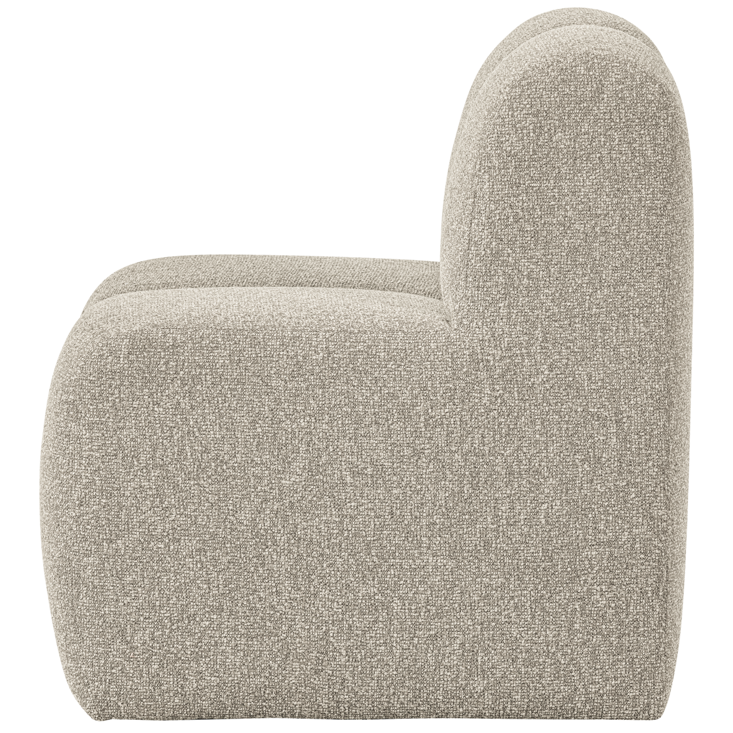 Sessel / Modul MOJO BENCH beige Melange Boucle