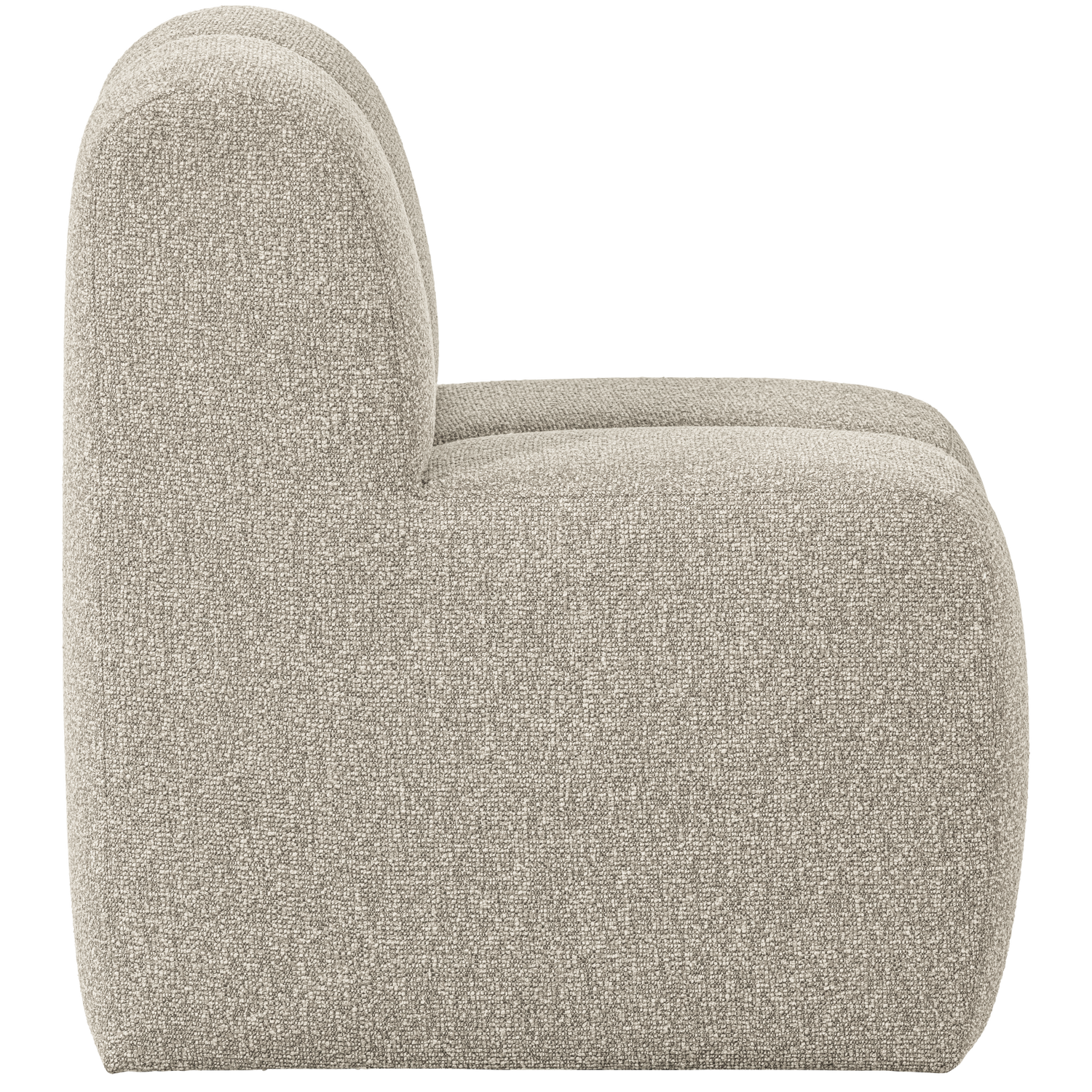 Sessel / Modul MOJO BENCH beige Melange Boucle