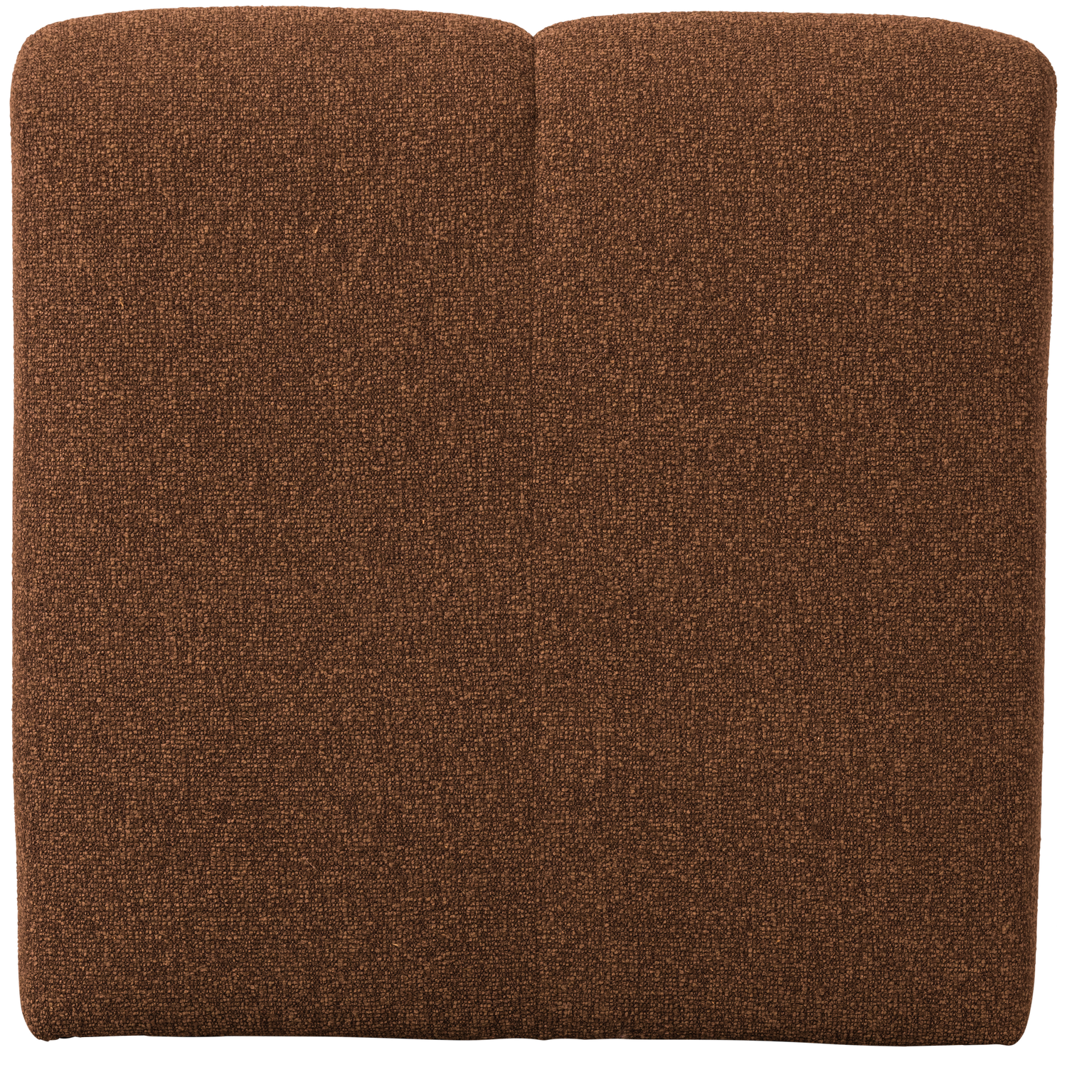 Armchair / MOJO BENCH module rust brown mélange boucle