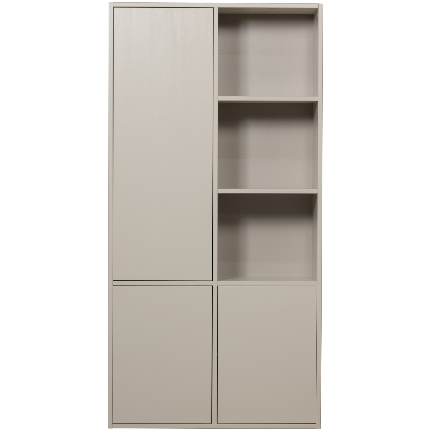 Schrank mit Regalen MEGGY grau