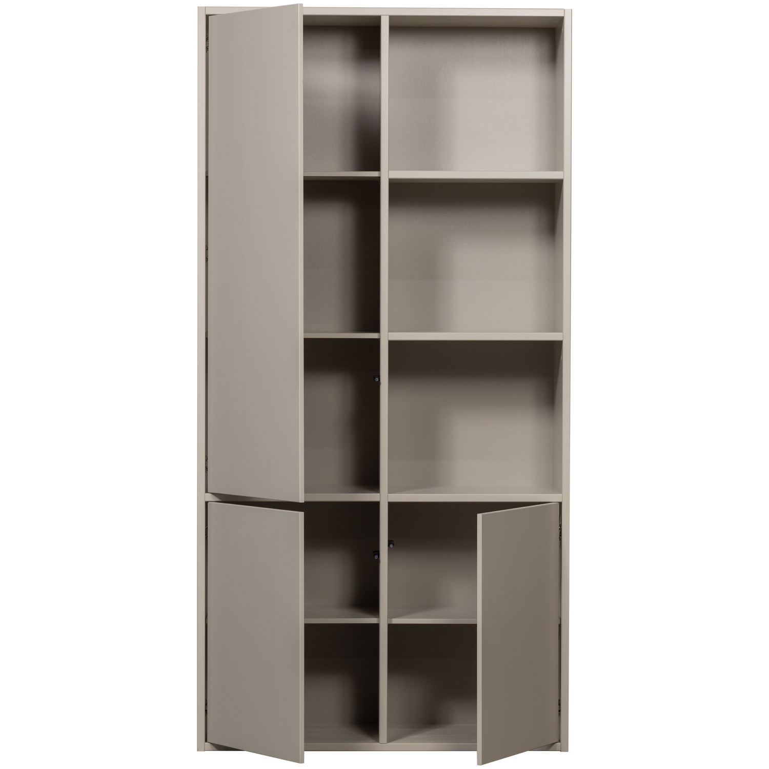 Schrank mit Regalen MEGGY grau