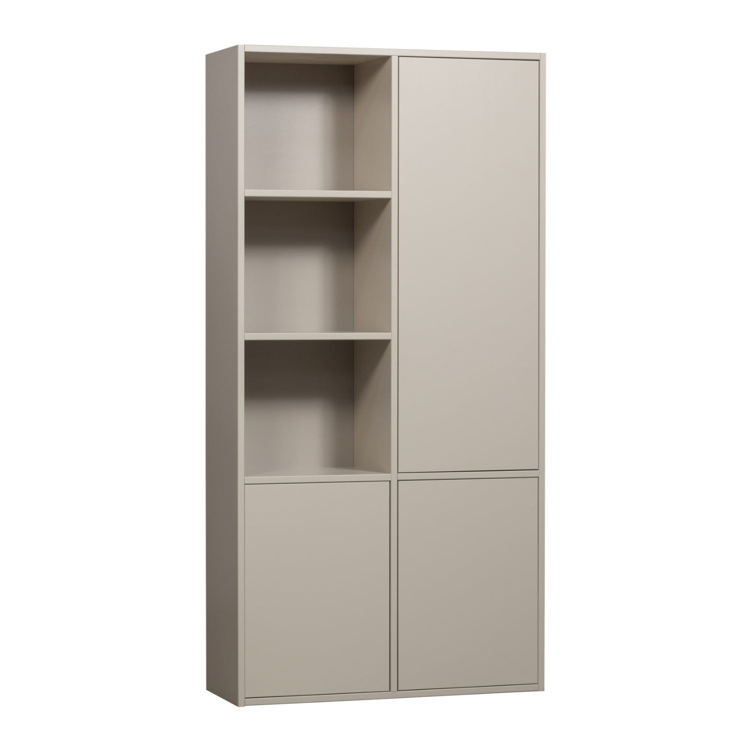Schrank mit Regalen MEGGY grau