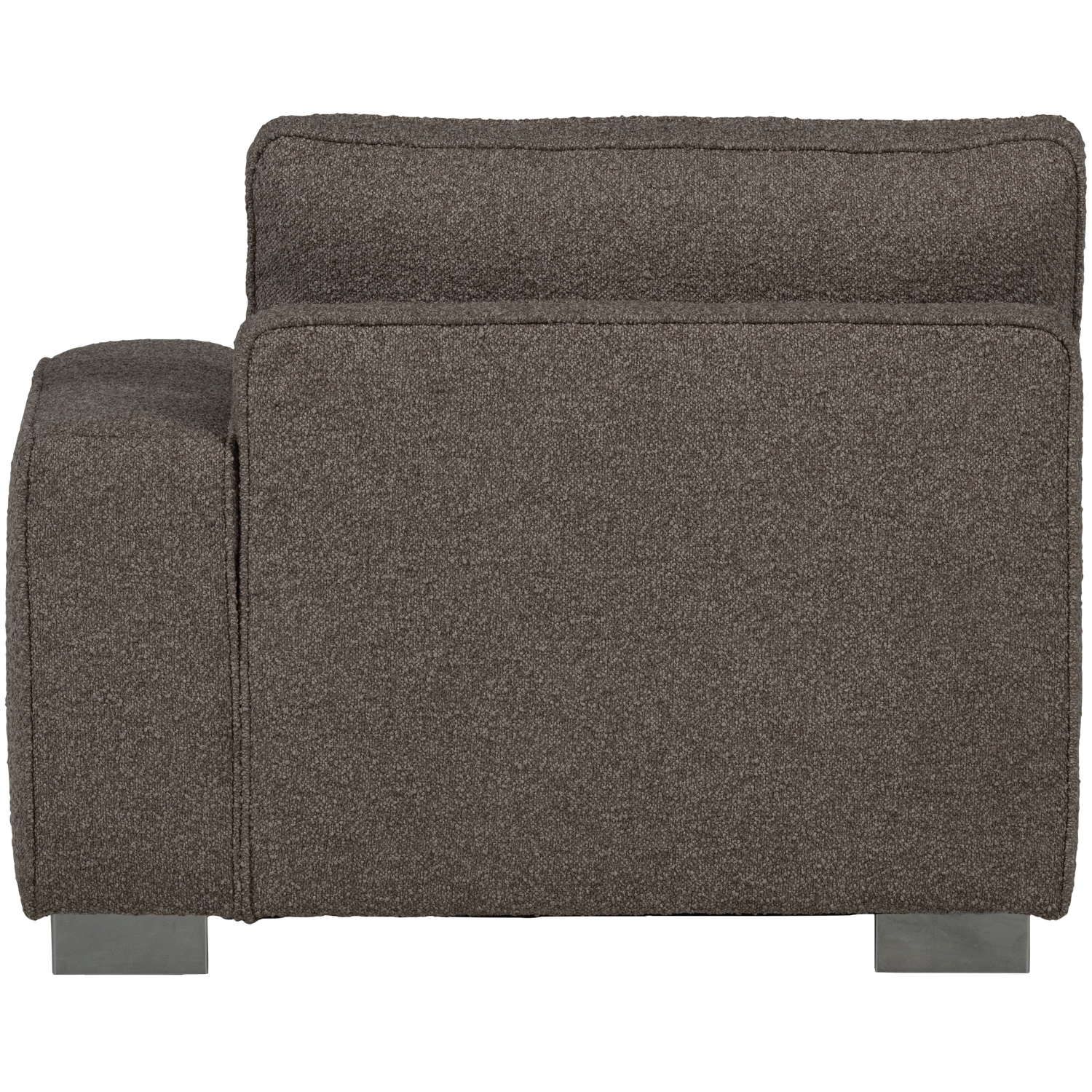 Sofa LAZY - Endmodul rechts anthrazit Bouclé