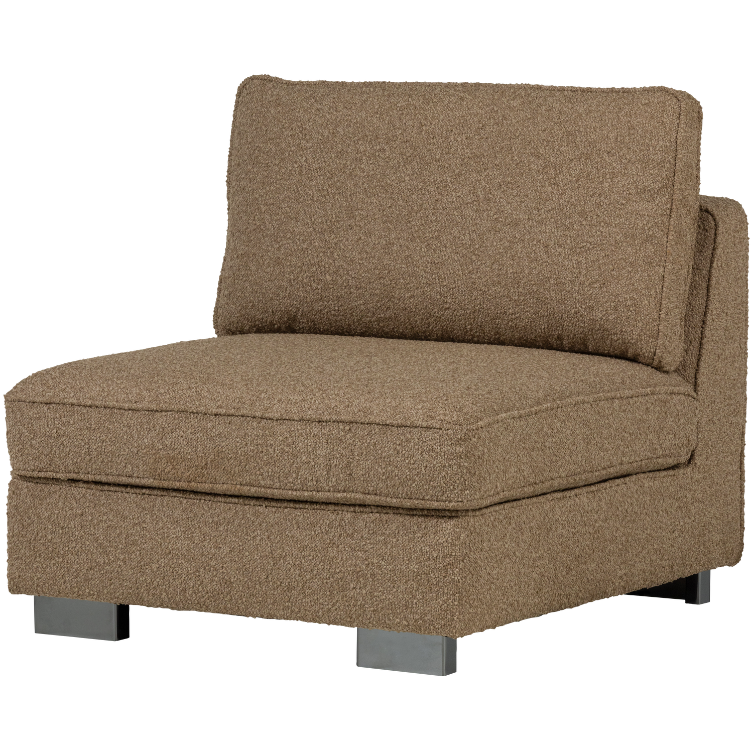 Sessel / Modul LAZY braun Bouclé
