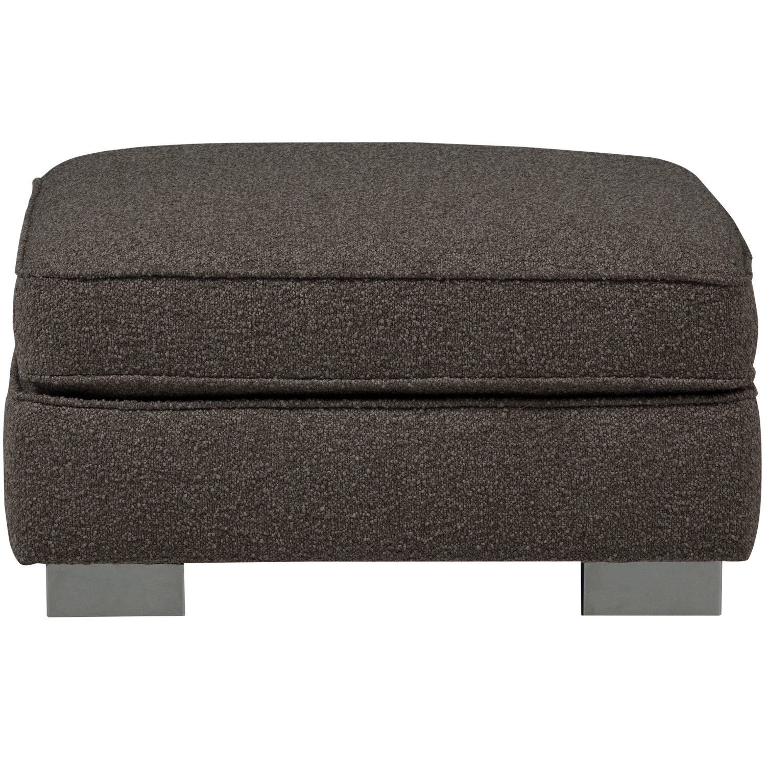 LAZY Anthracite Boucle Pouf