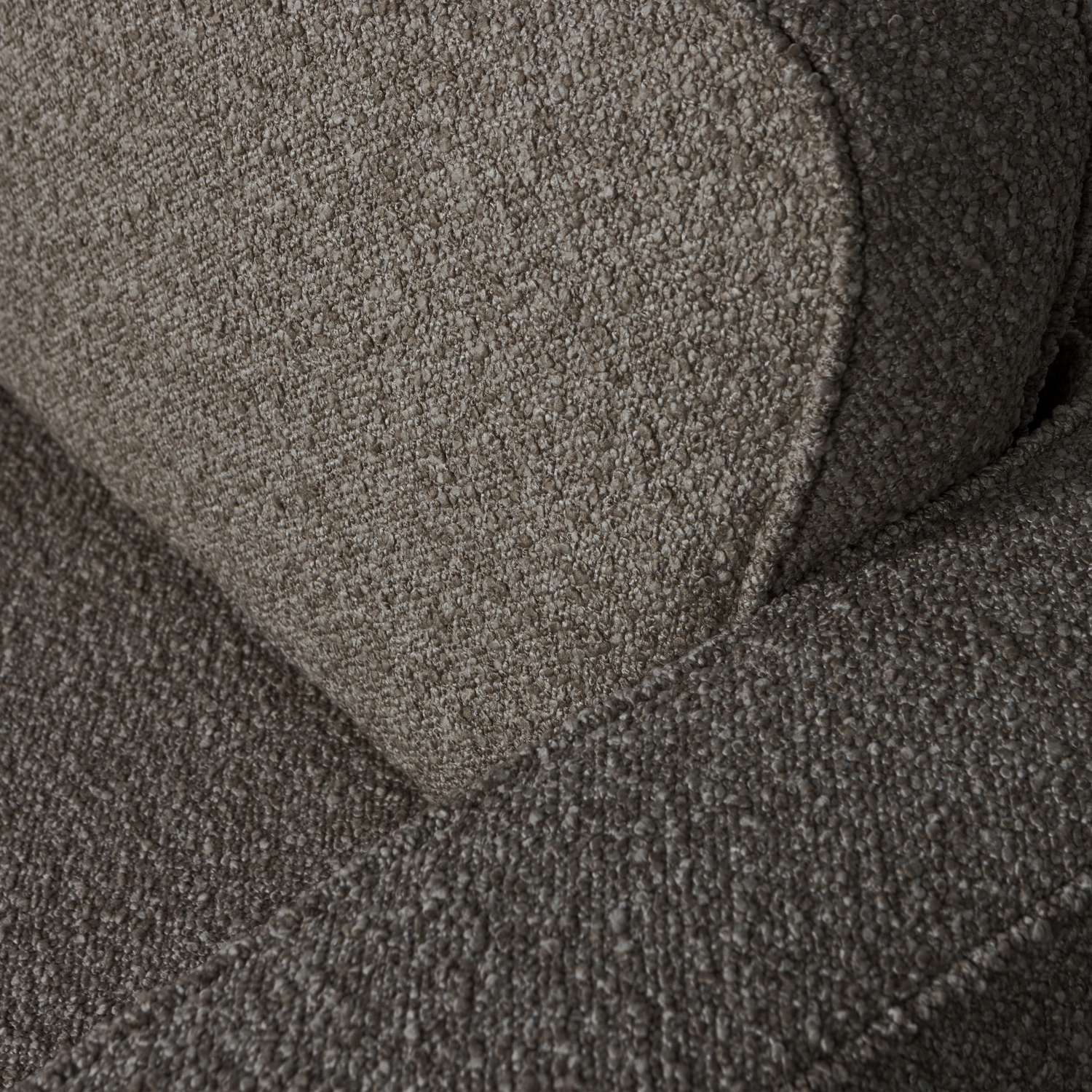 Drehstuhl LAZY anthrazit Bouclé