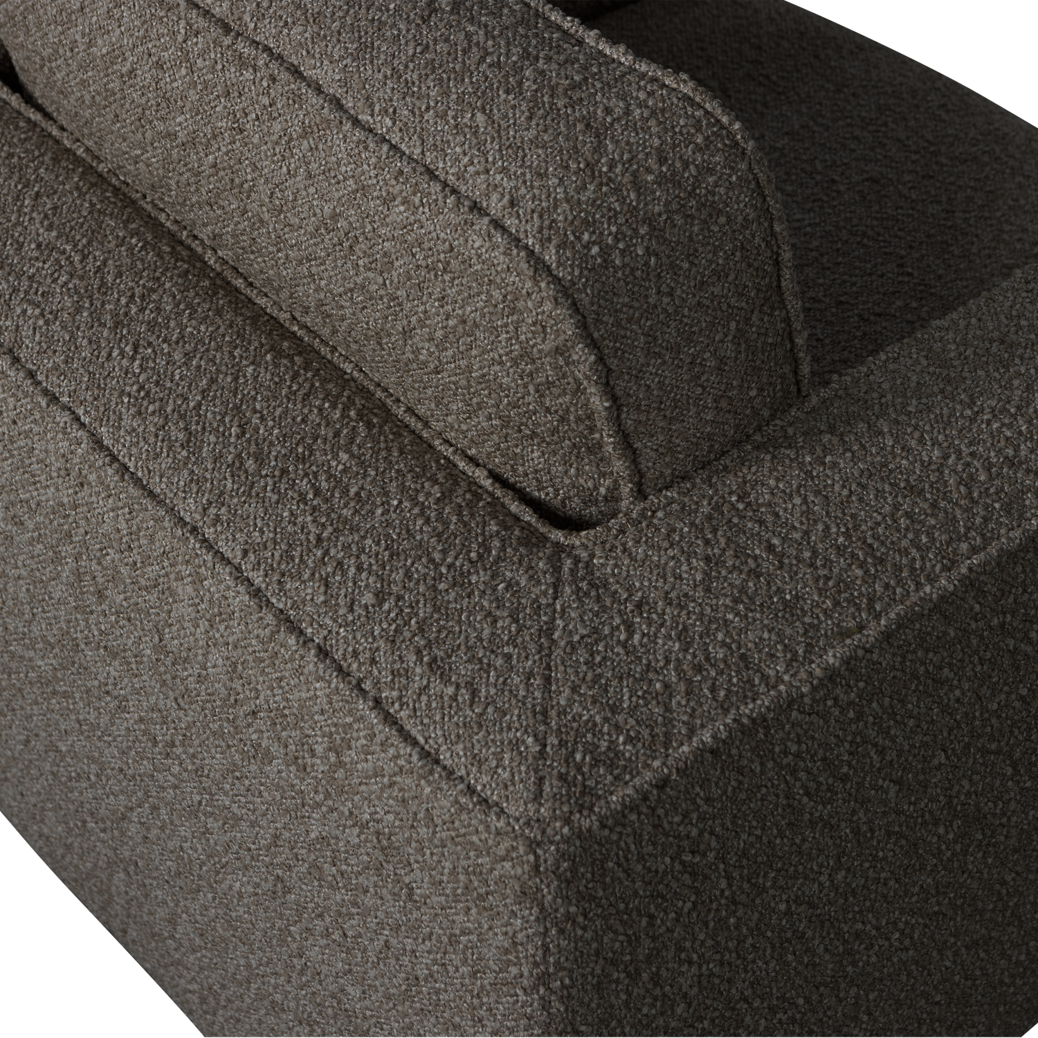Drehstuhl LAZY anthrazit Bouclé