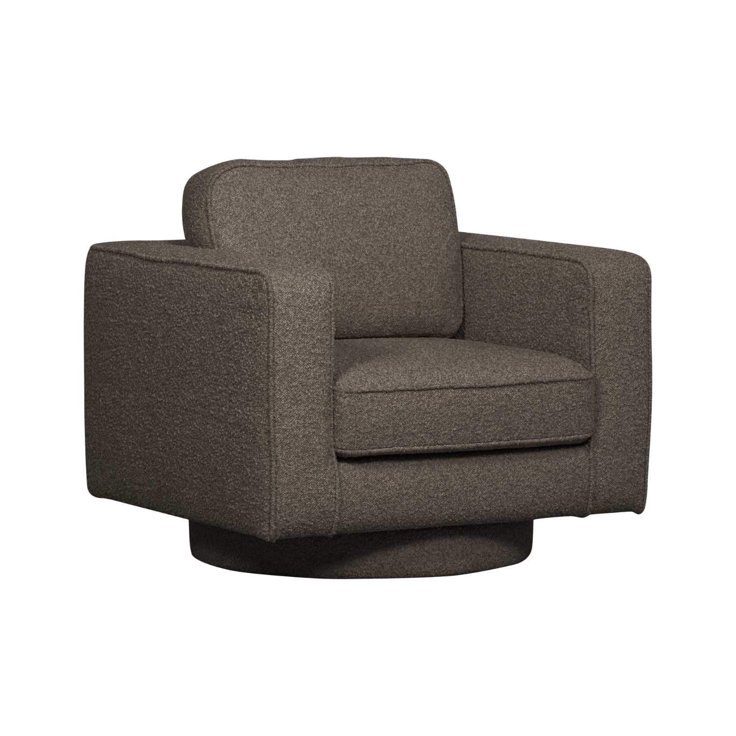 Drehstuhl LAZY anthrazit Bouclé