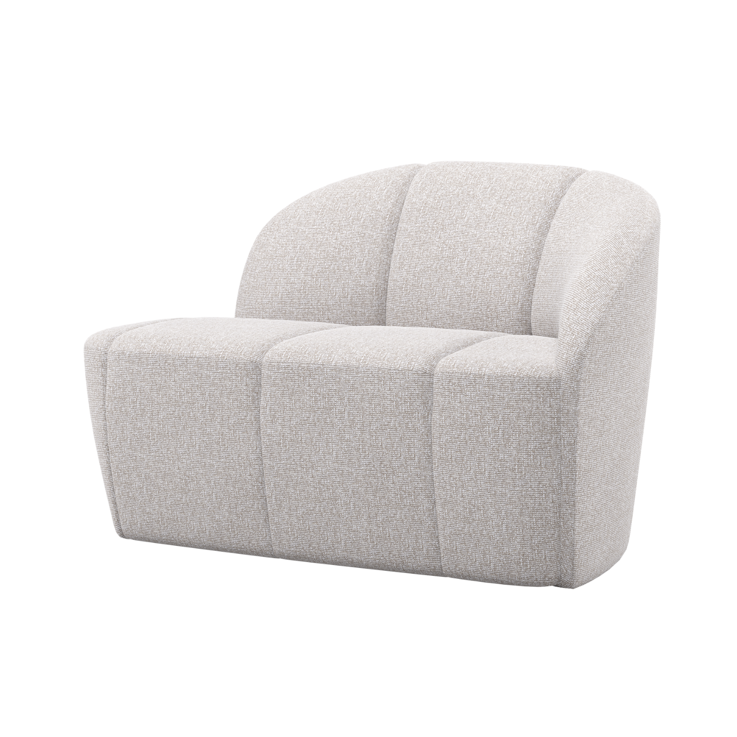 Sofa 2-sitzig MOJO ecru Melange Boucle