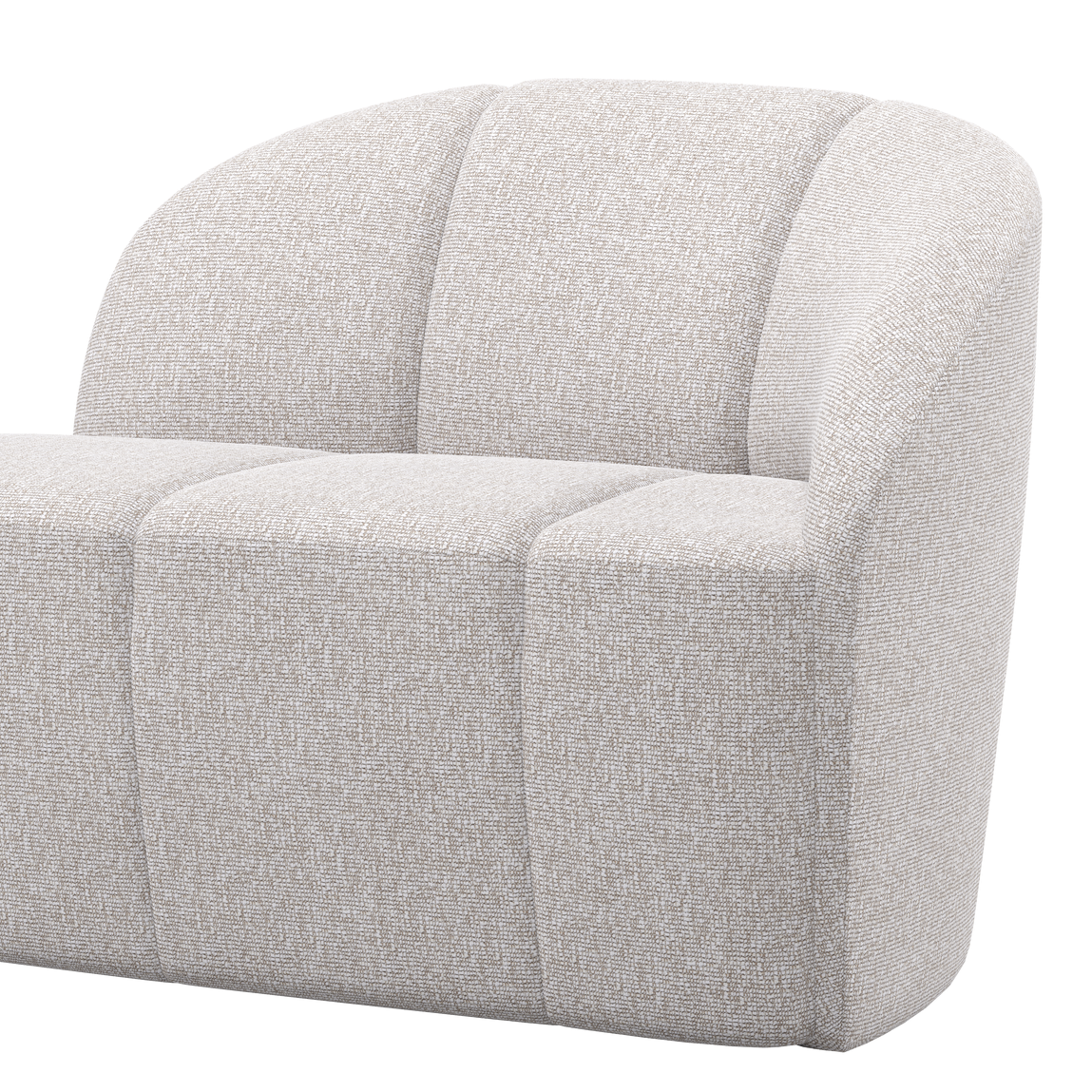 Sofa 2-sitzig MOJO ecru Melange Boucle