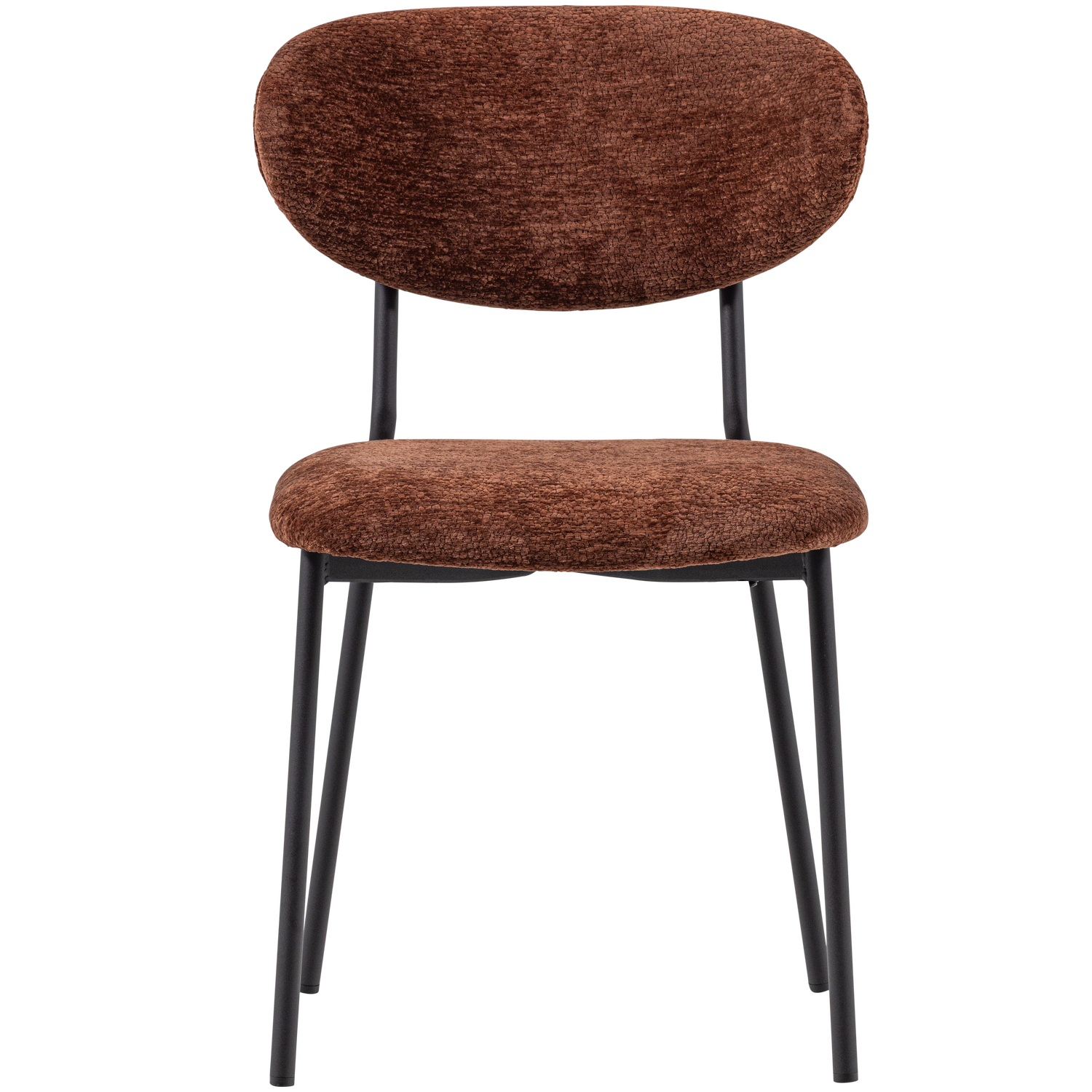KJELD Chair in Brown Chenille