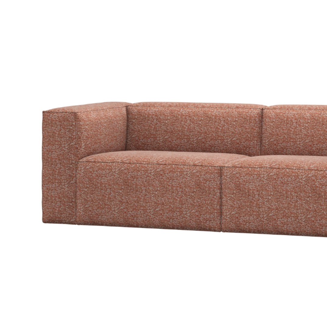 Sofa 3,5-sitzig BEAN pfirsich meliert