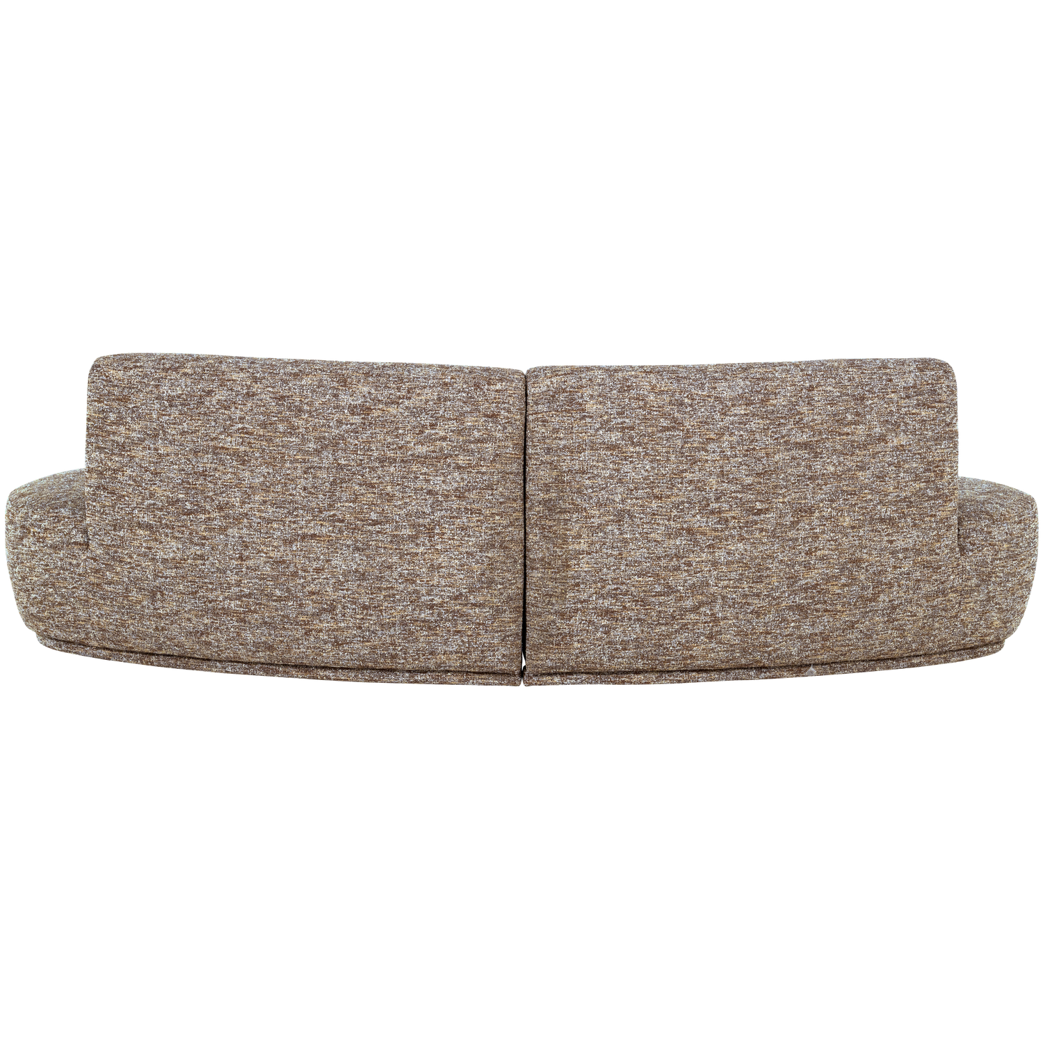 Batavier Light Brown Mélange Semi-Circular Sofa for 4 People