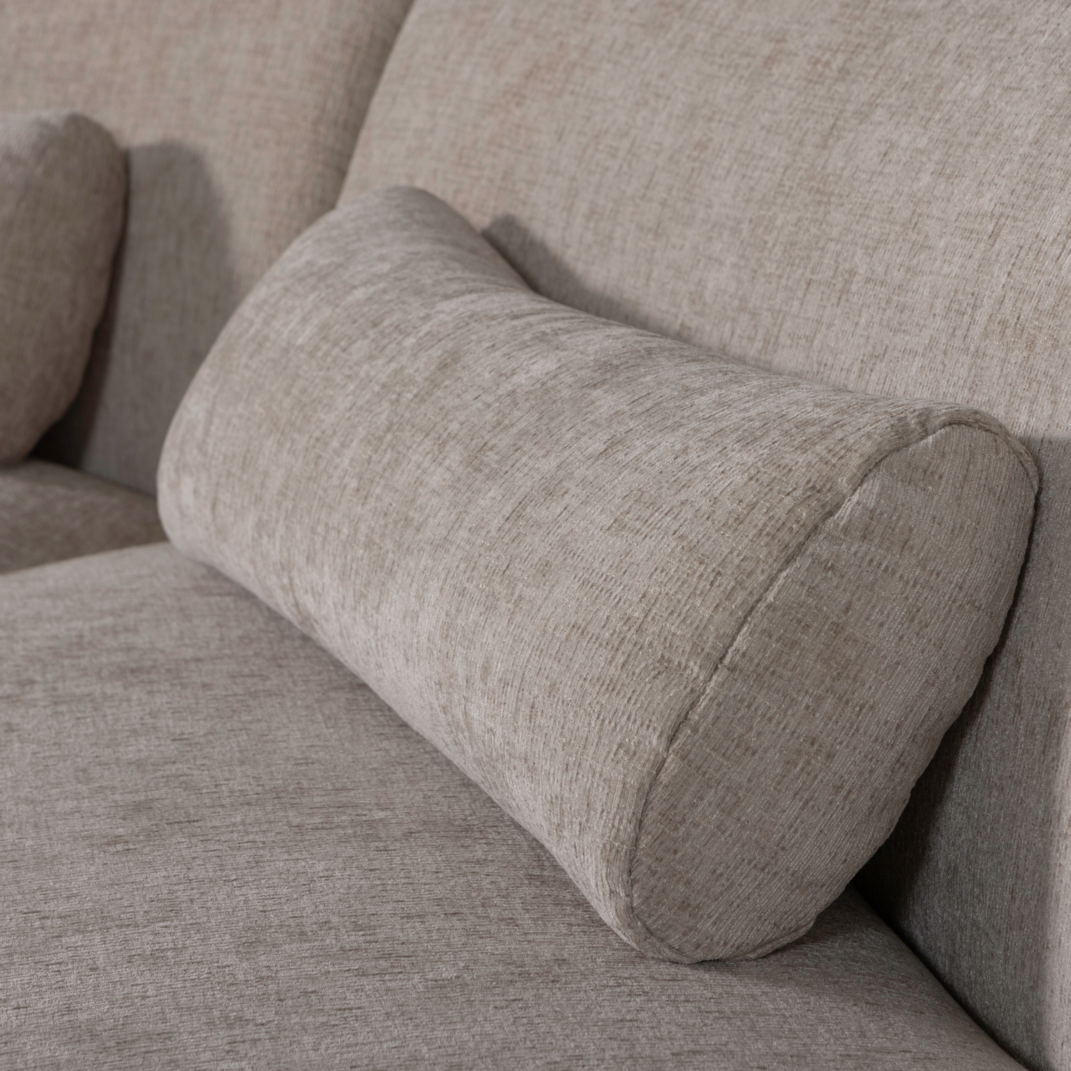 Sofa halbkreisförmig für 4 Personen BATAVIER sandfarben