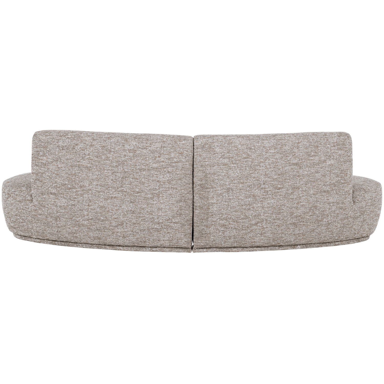 Sofa halbkreisförmig für 4 Personen BATAVIER sandmelange