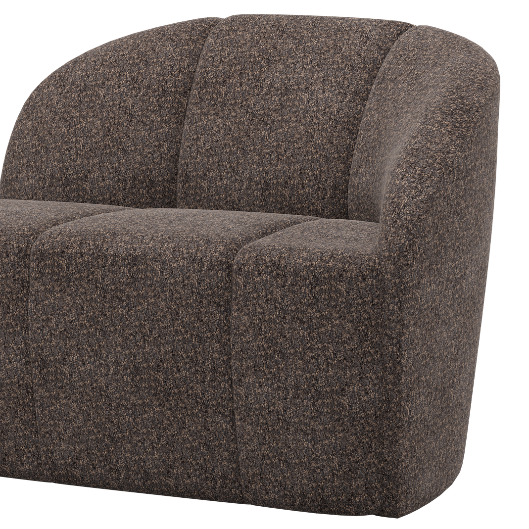 Sofa 2-sitzig MOJO braun Schafwolle