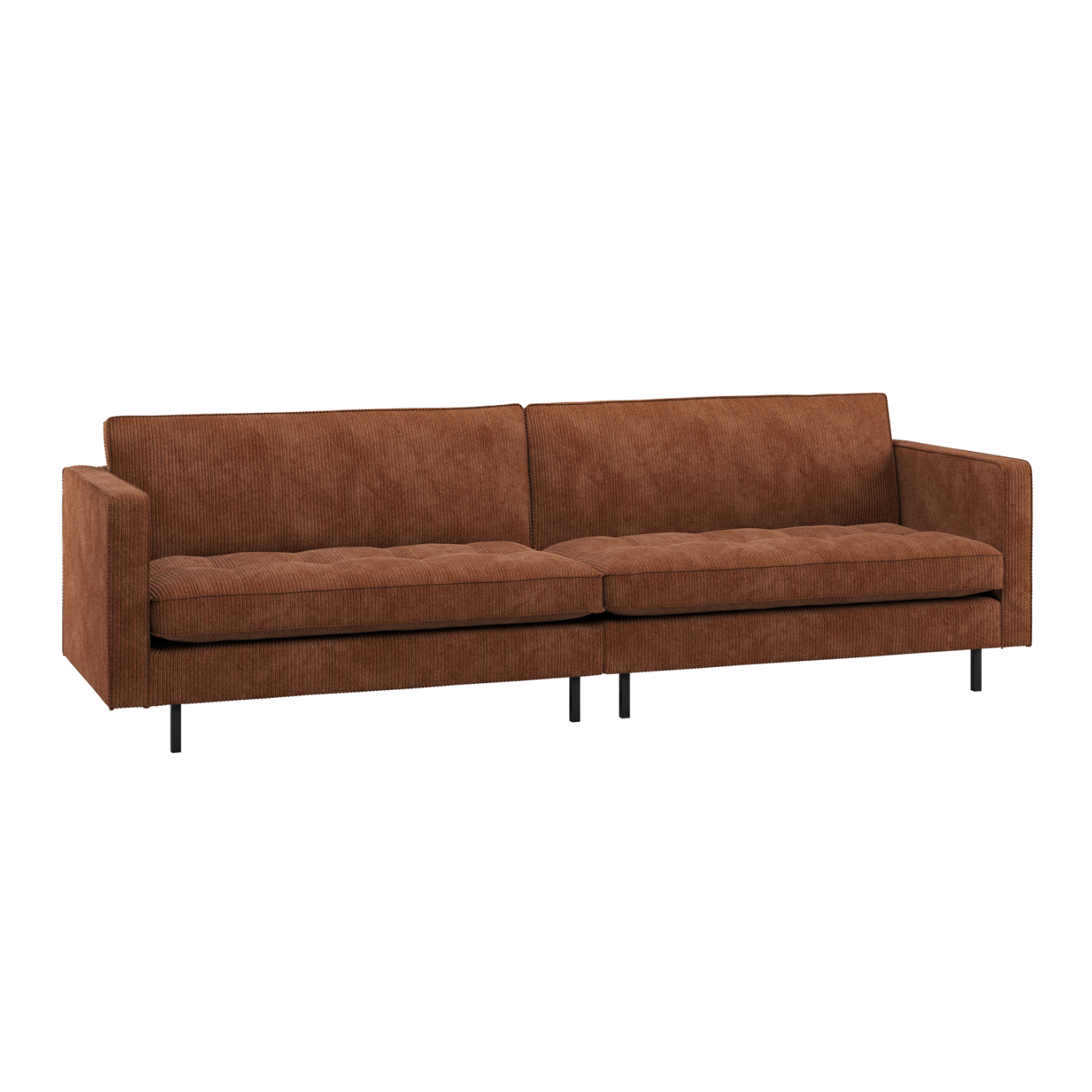 Sofa 3-Sitzer RODEO CLASSIC rostbraun Cord