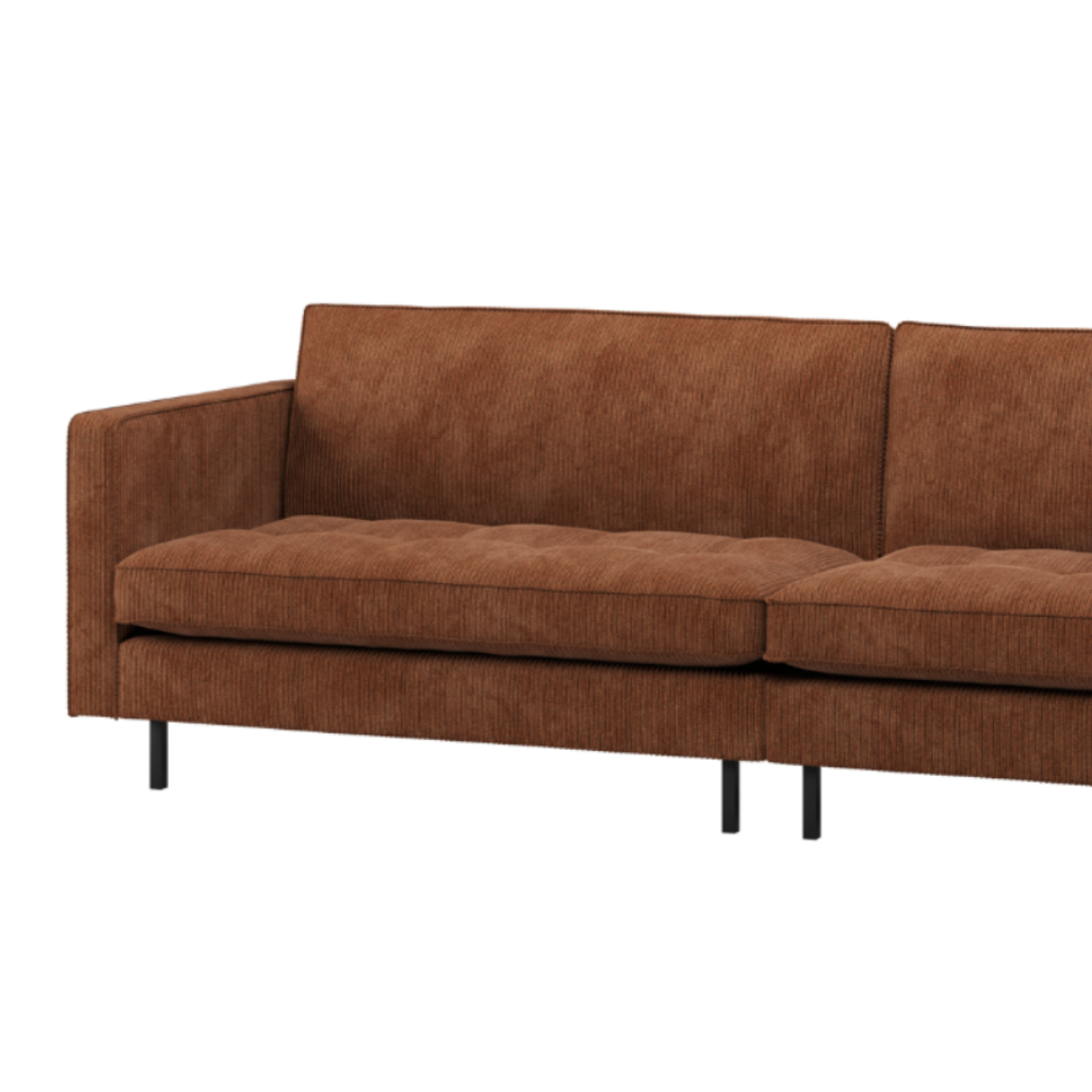 Sofa 3-Sitzer RODEO CLASSIC rostbraun Cord
