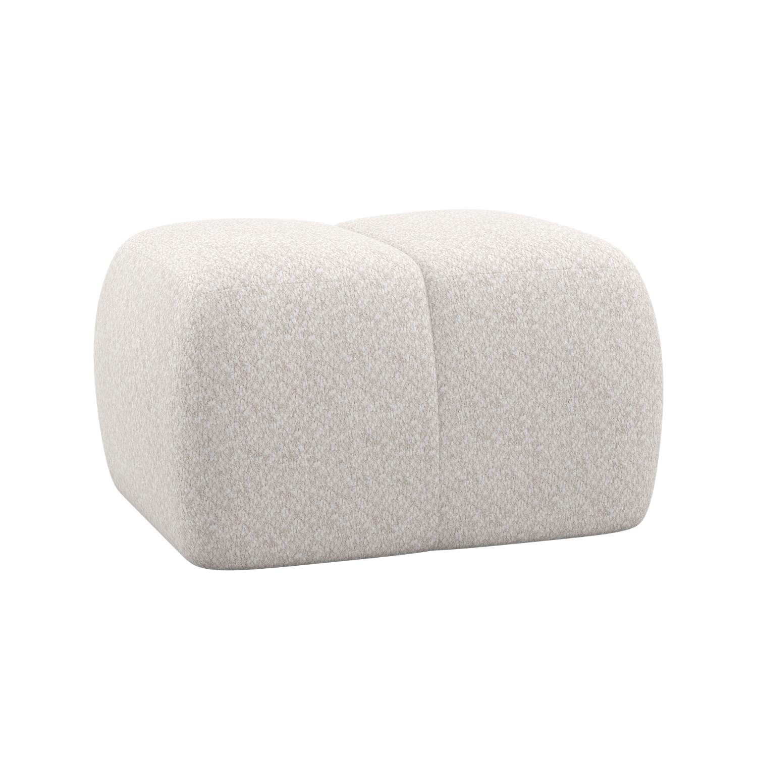 MOJO Ecru Pouf