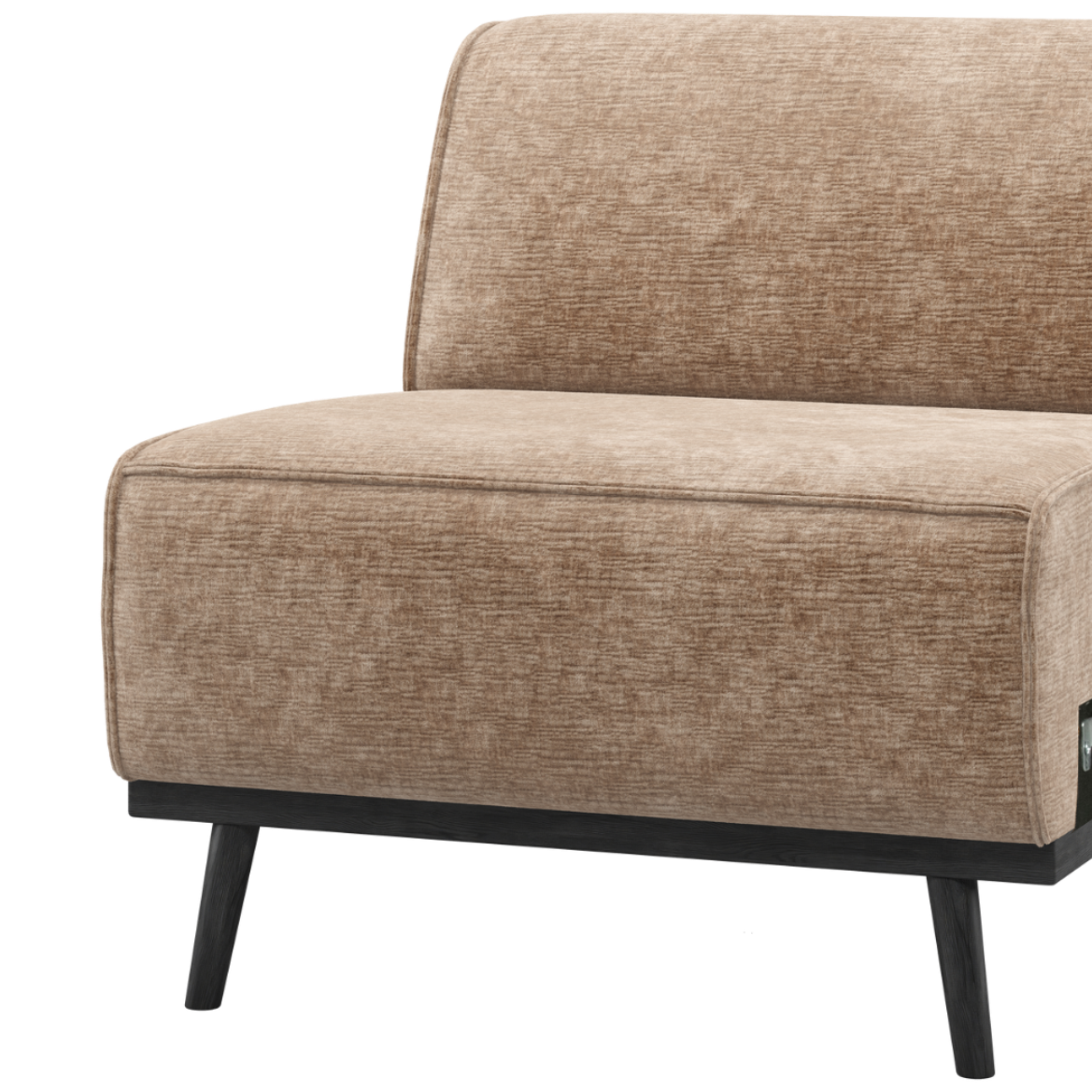 Modulsofa STATEMENT dunkelbeige Chenille