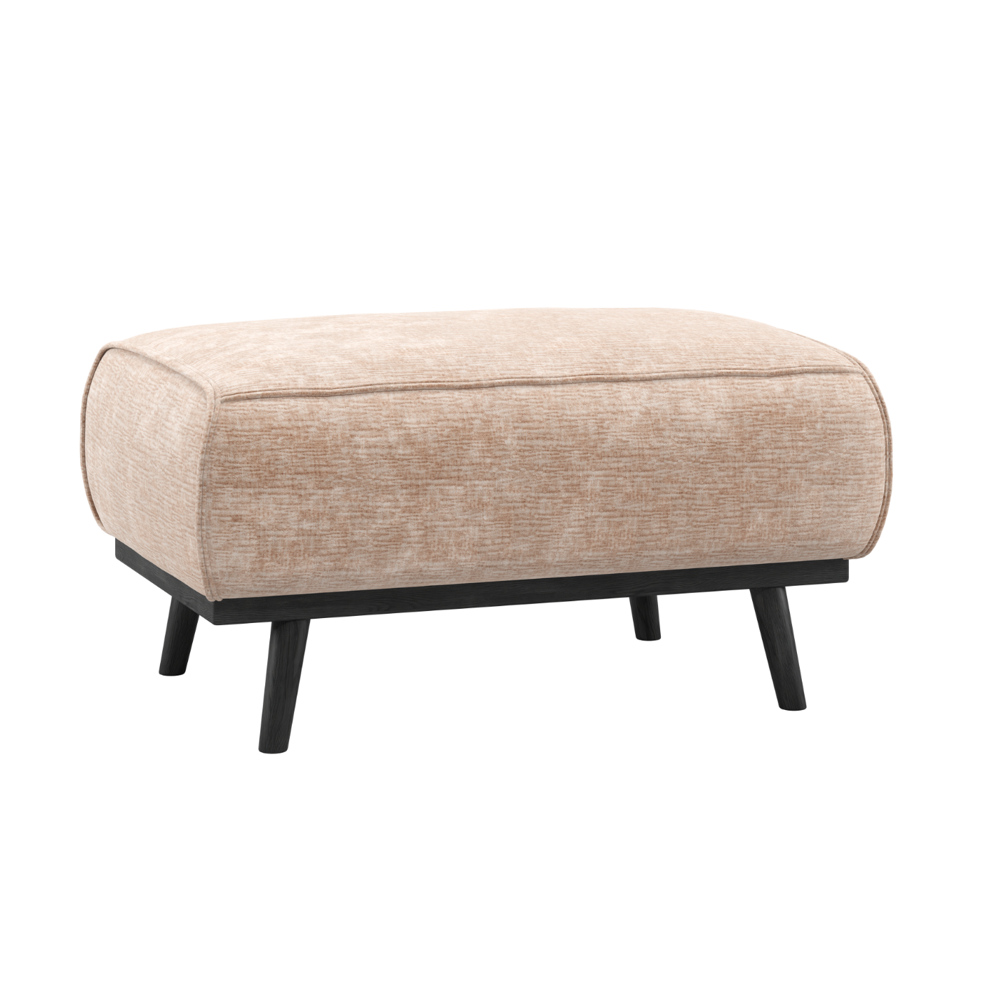 Fußhocker STATEMENT beige Chenille