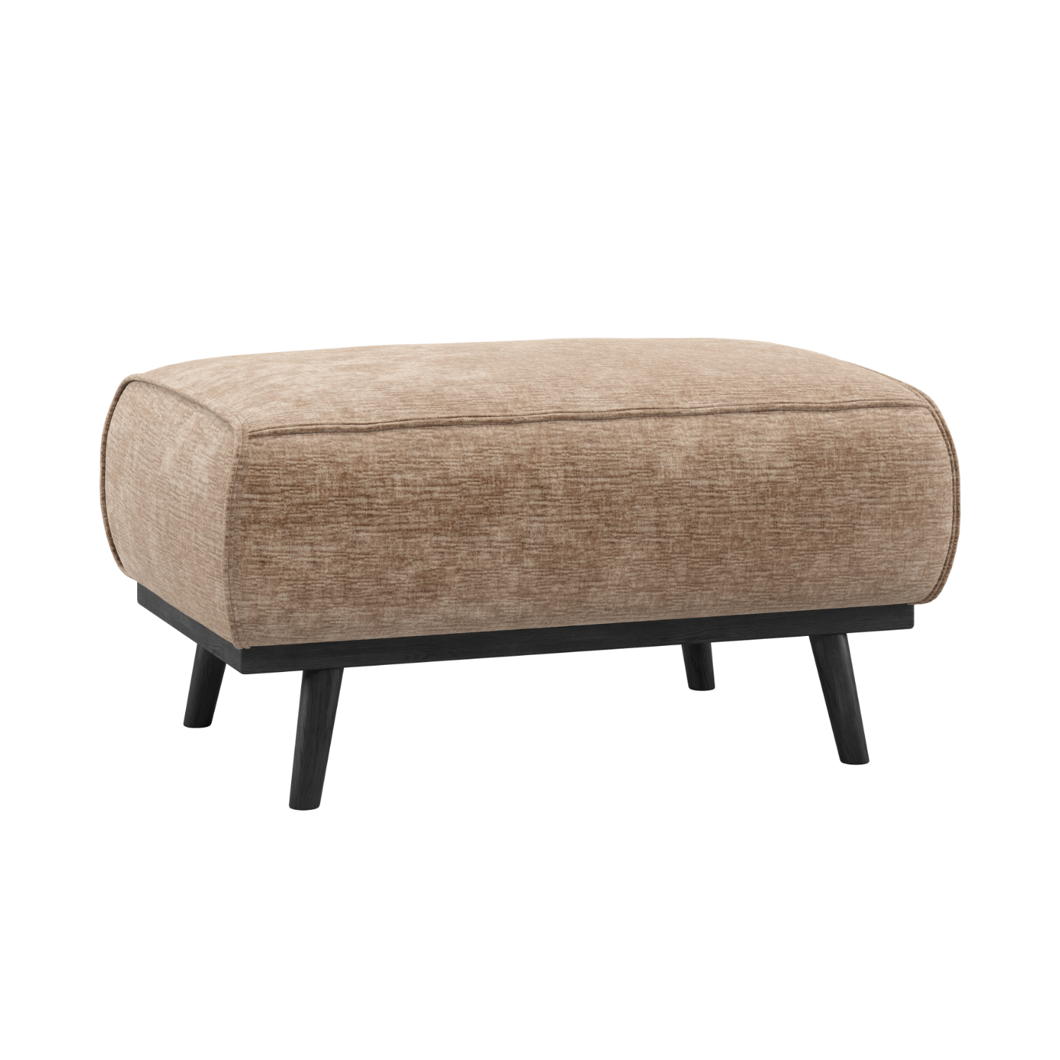 Fußstütze STATEMENT dunkelbeige Chenille