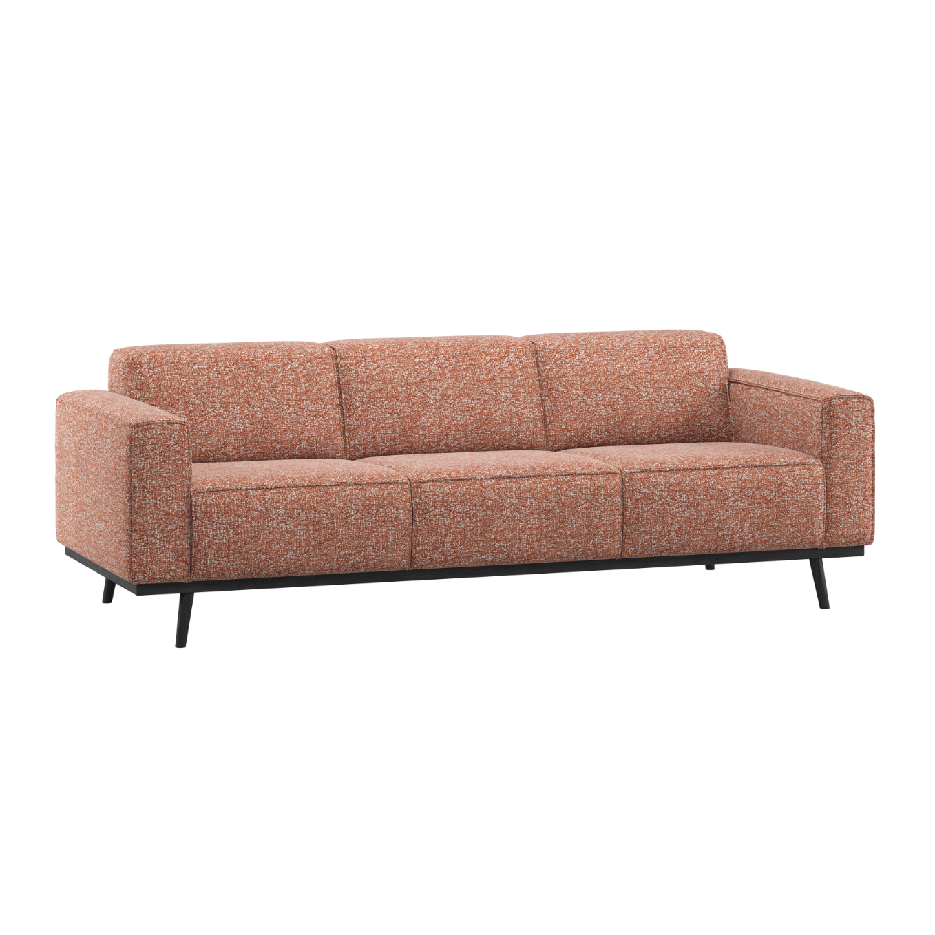 Sofa 3-Sitzer STATEMENT ziegelrot meliert