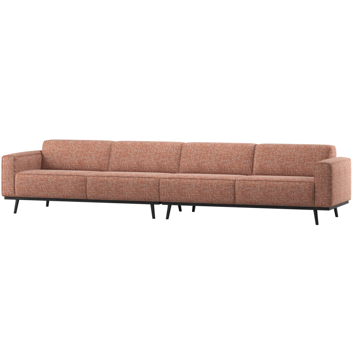 Sofa 4-Sitzer STATEMENT ziegelrot meliert