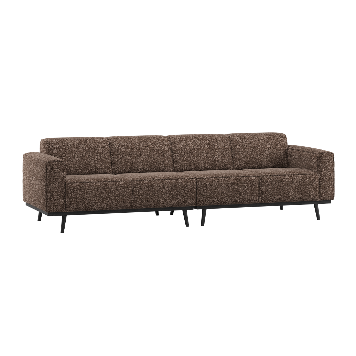 Sofa 4-sitzig STATEMENT braun meliert