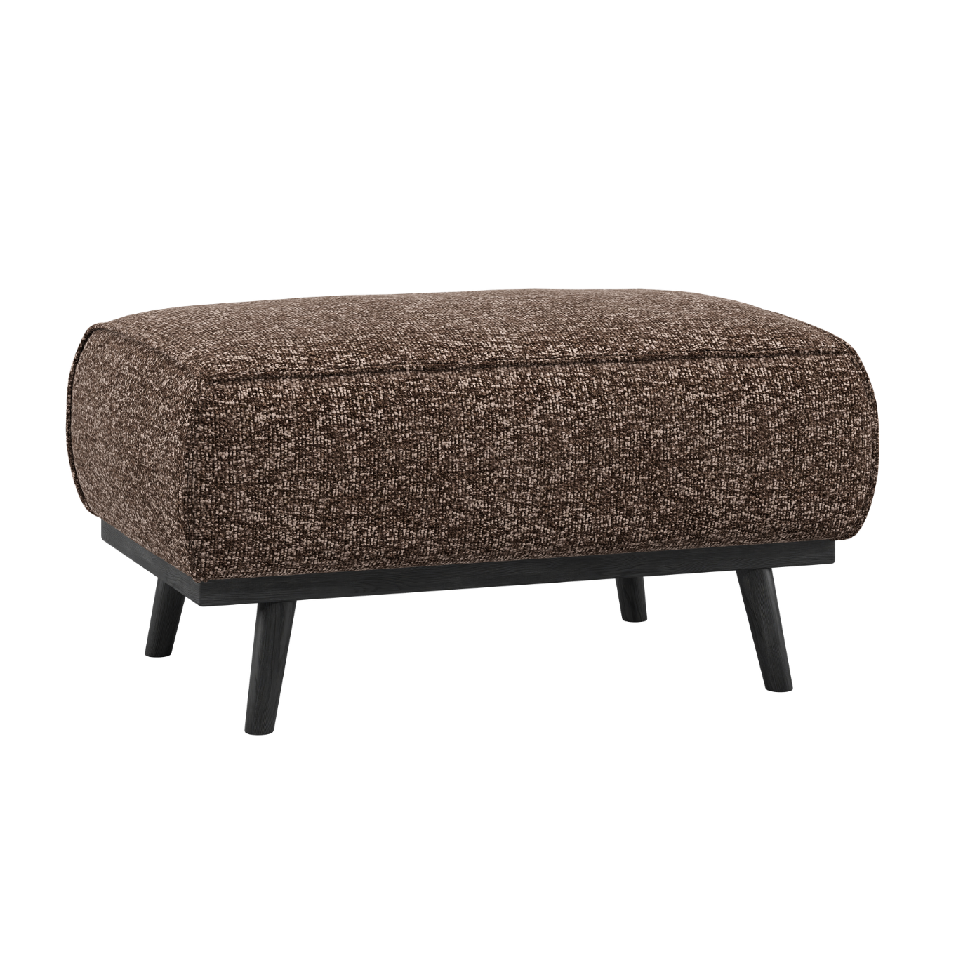 Fußhocker STATEMENT braun meliert