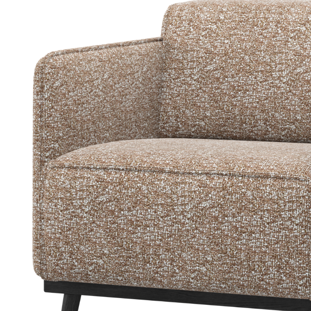 STATEMENT Armchair in Light Brown Mélange