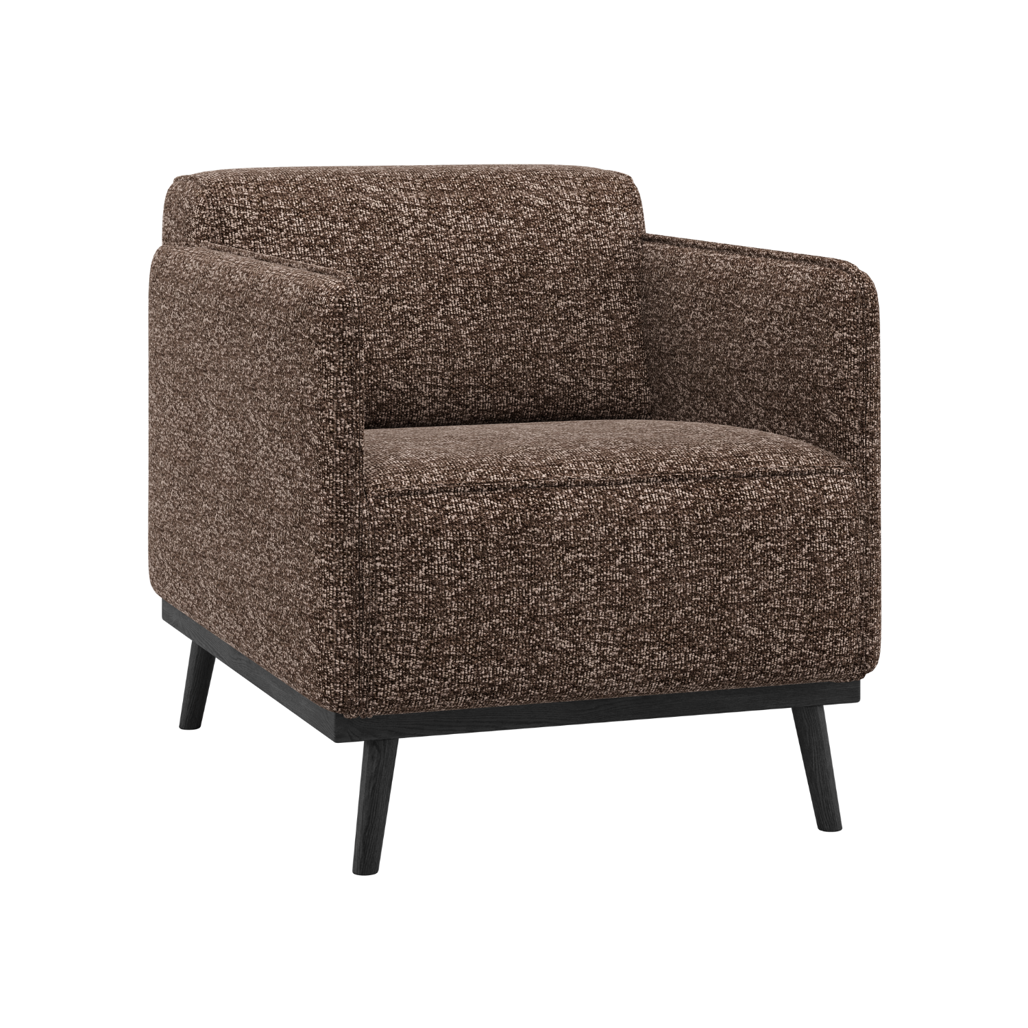 STATEMENT Armchair Brown Melange
