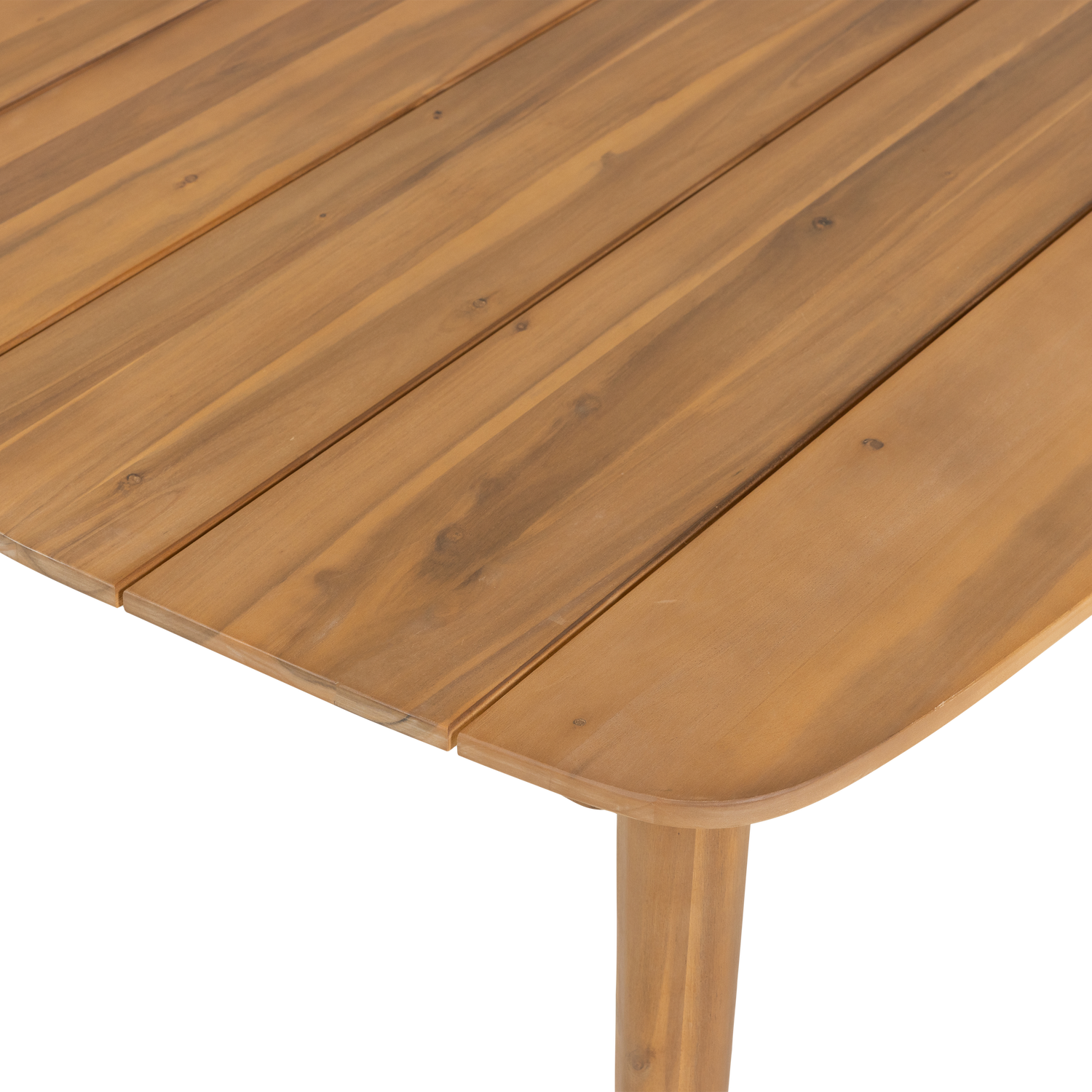 Quadratischer Gartentisch KRIS aus Akazienholz