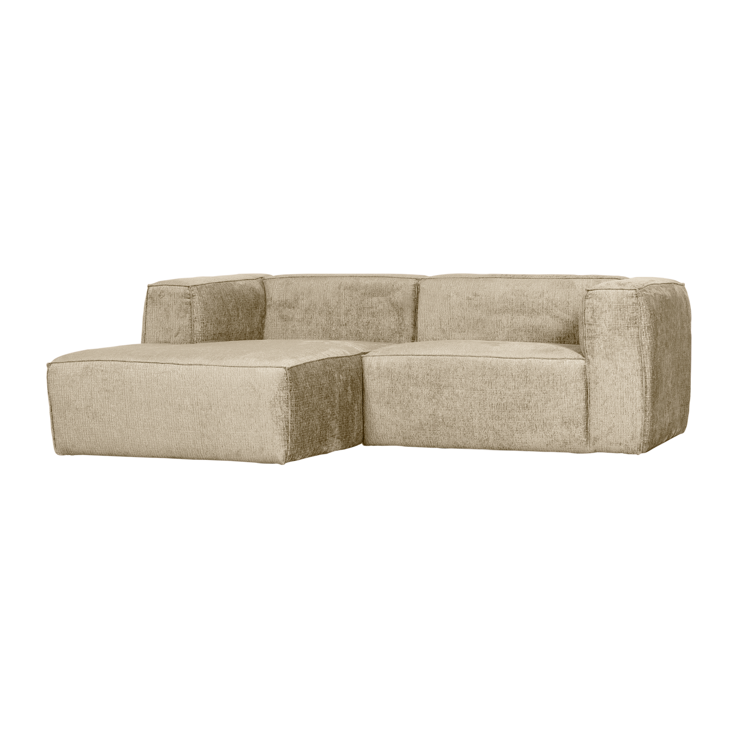 Linksseitige Eckcouch BEAN sandbeige
