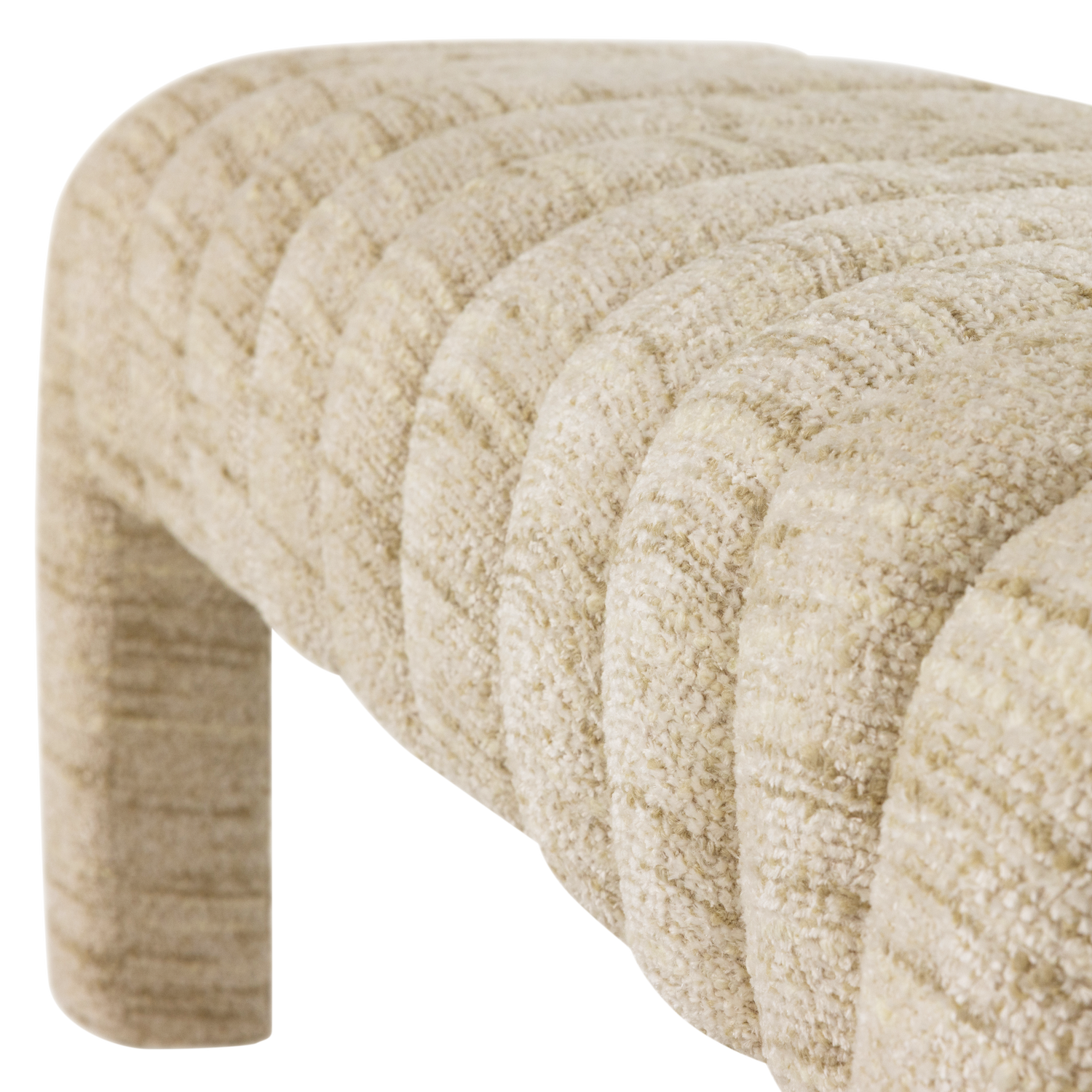 FREX Bench in Beige Boucle