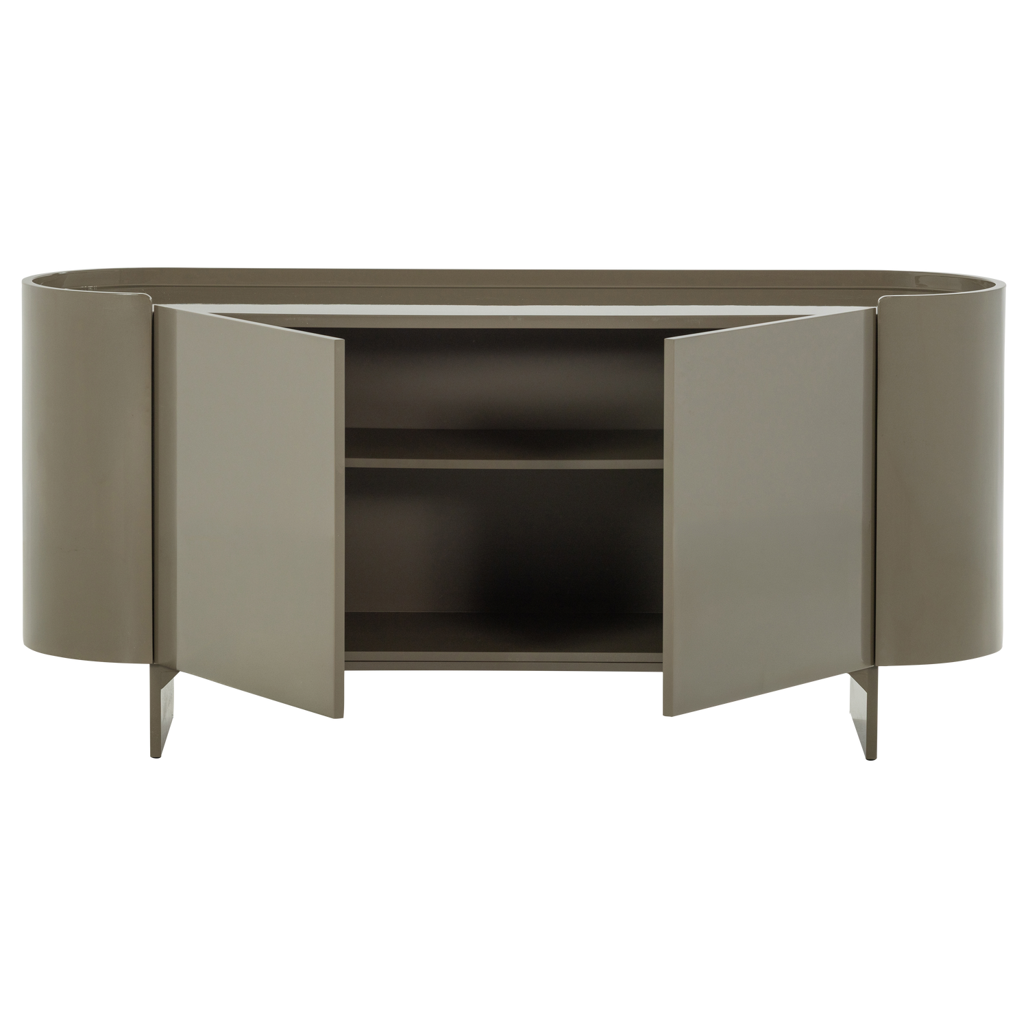 Fernsehschrank LIORA grau-grün